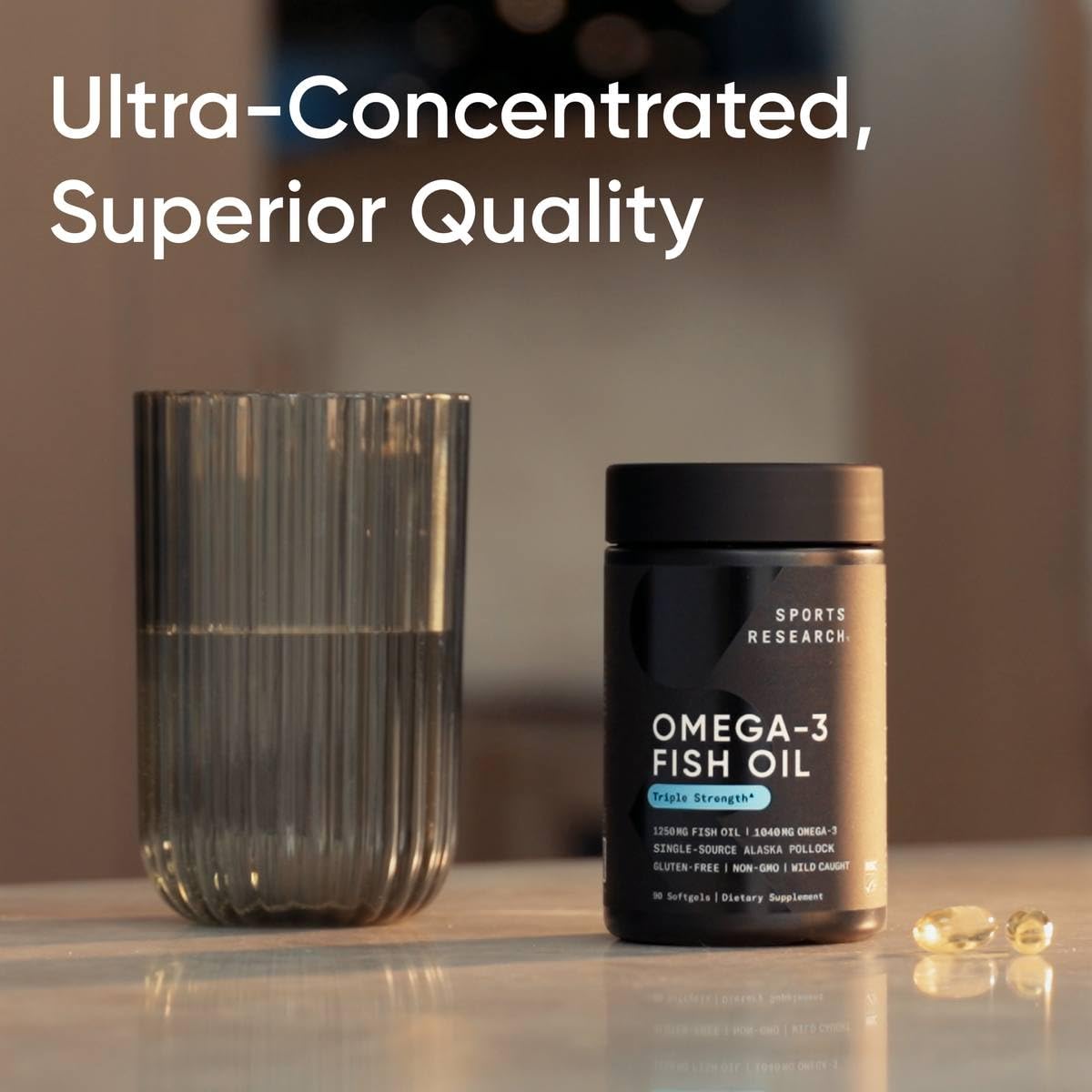 Foto 6 pulgar | Aceite De Pescado Omega 3 Triple Strength De Supplement Sports Research - Venta Internacional.