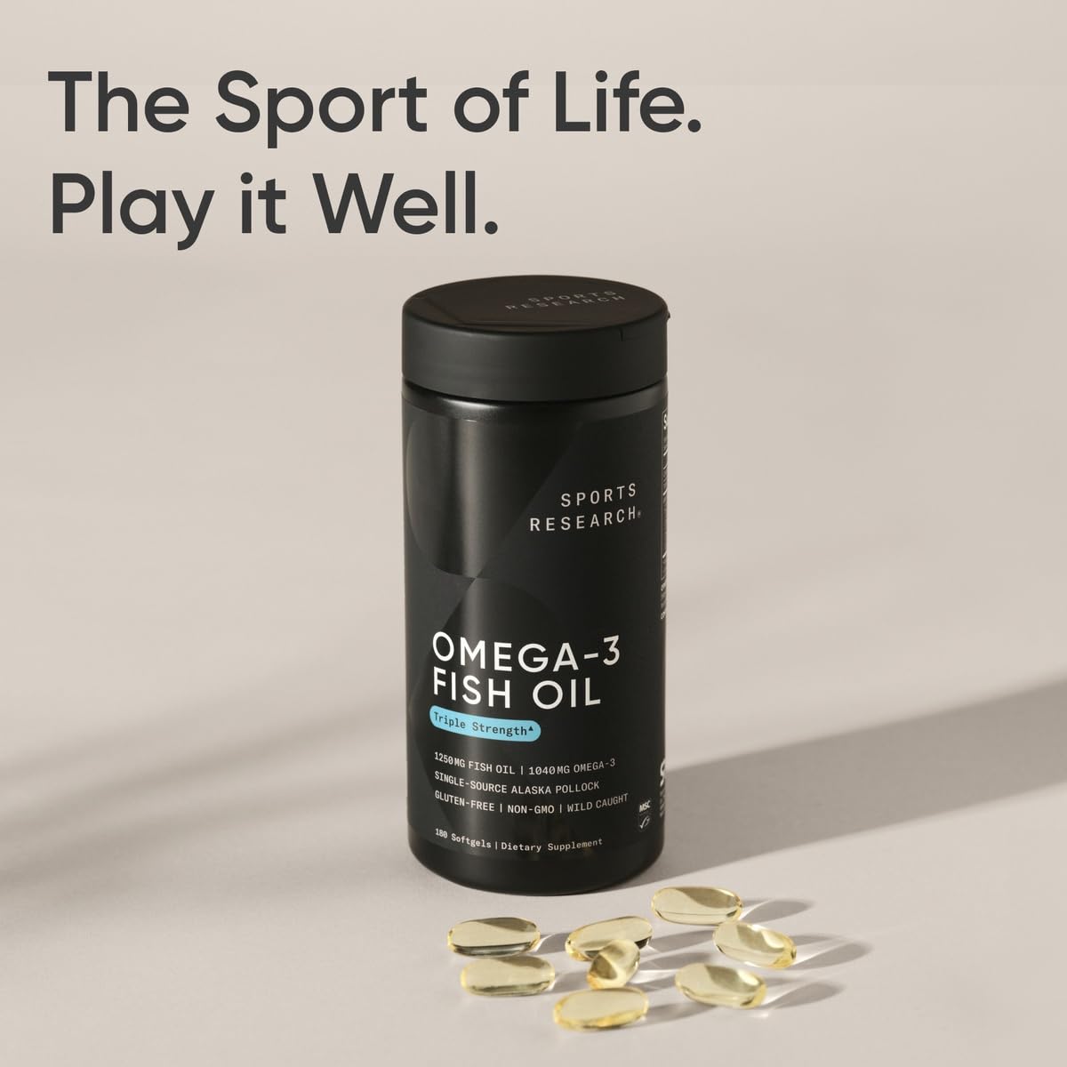 Foto 8 pulgar | Aceite De Pescado Omega 3 Triple Strength De Supplement Sports Research - Venta Internacional.