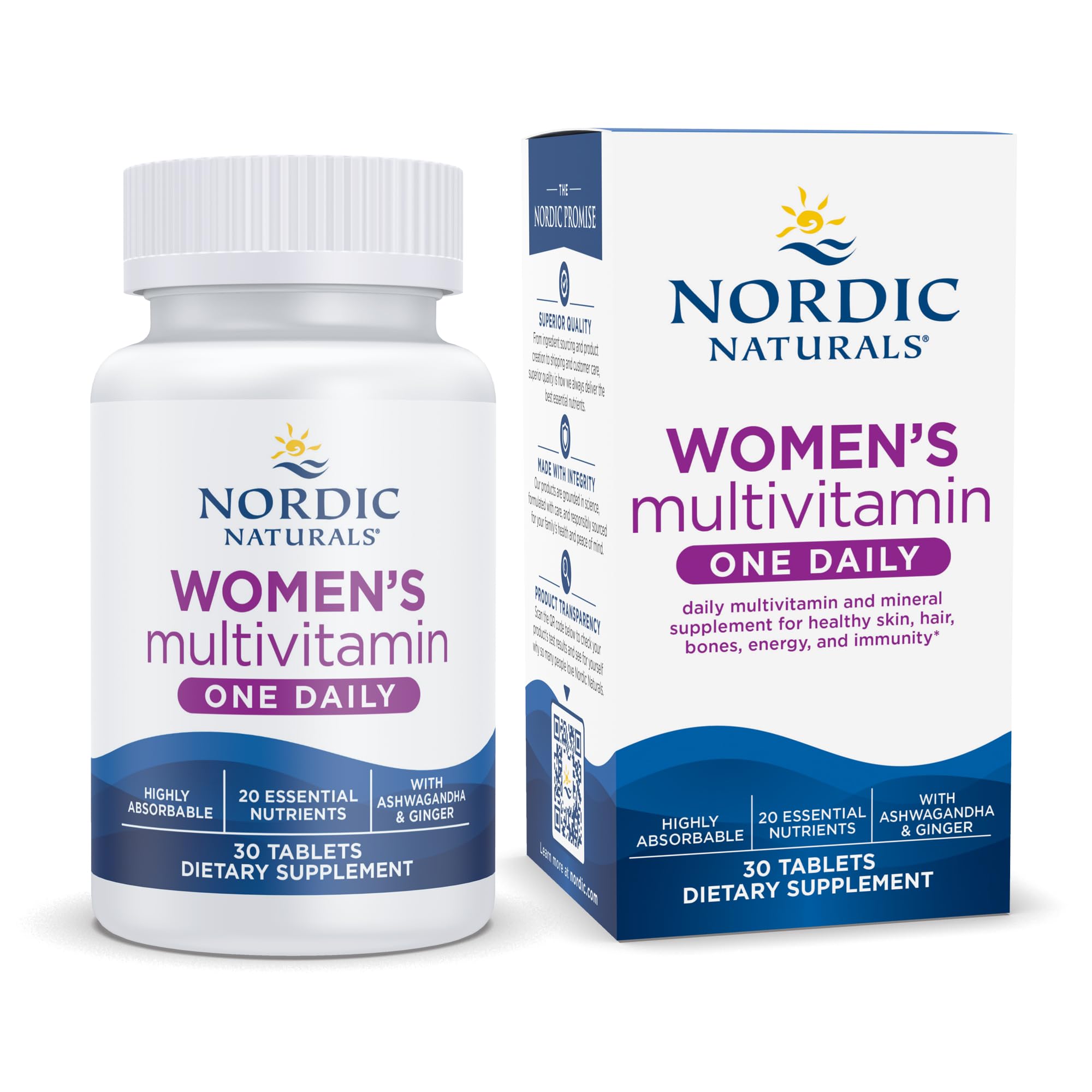 Foto 2 pulgar | Multivitamínico Nordic Naturals Para Mujer, 30 Comprimidos Diarios - Venta Internacional.