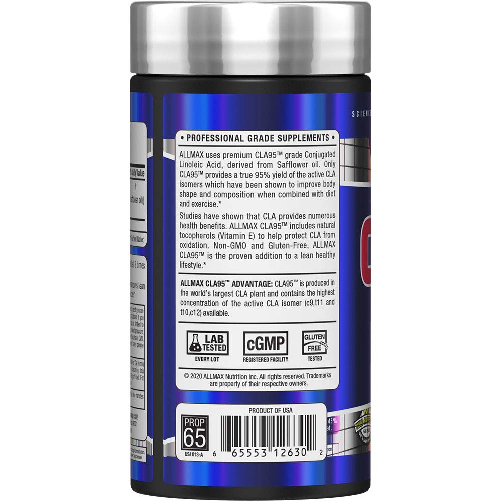 Foto 3 pulgar | Suplemento De Ácido Linoleico Conjugado Cla Al 95% De Allmax Nutrition - Venta Internacional.