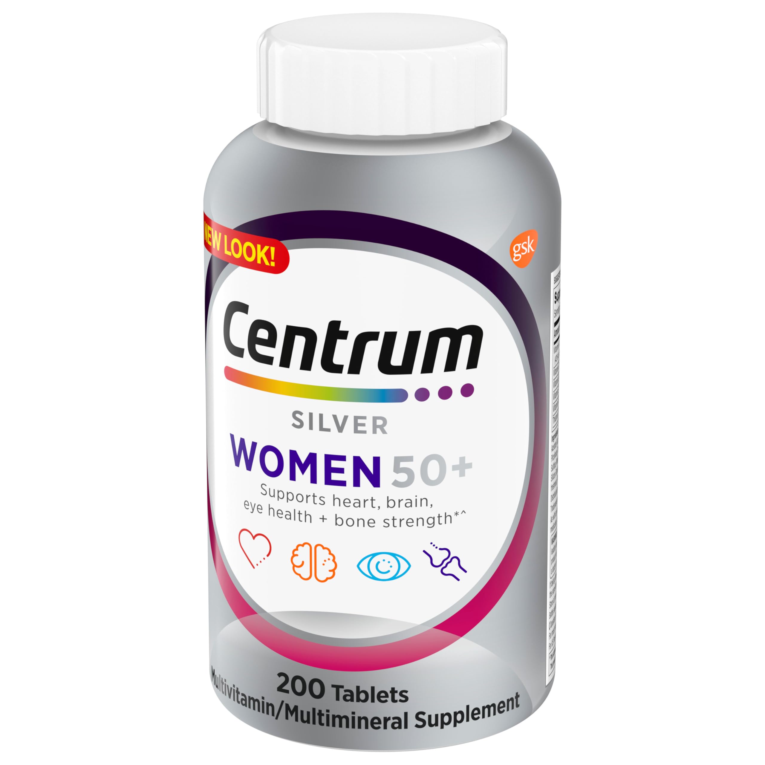 Foto 1 | Suplemento Multivitamínico Centrum Silver Para Mujer, 50 O Más De 200 Unidades - Venta Internacional.