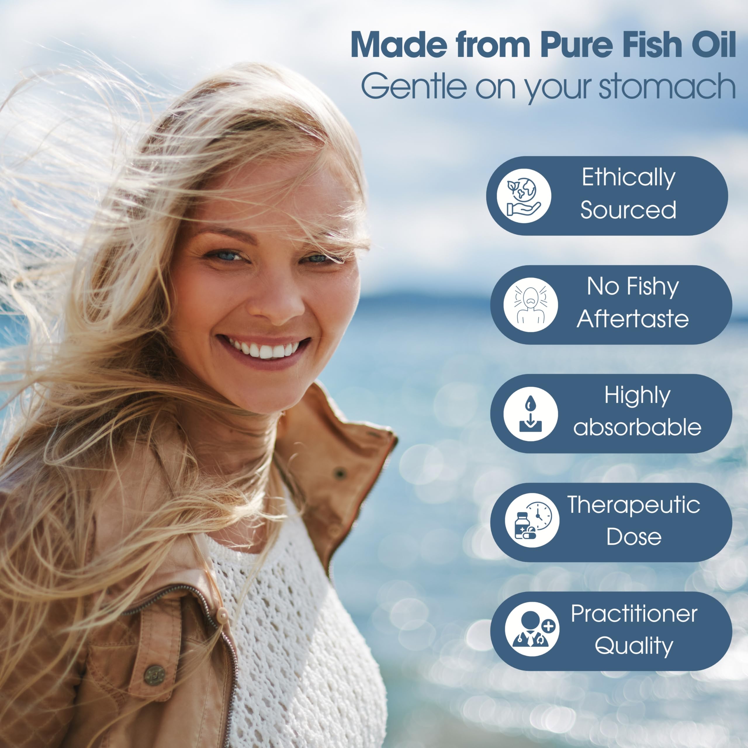 Foto 5 pulgar | Aceite De Pescado Omega 3 Pure Micronutrients 120 Cápsulas-Venta Internacional