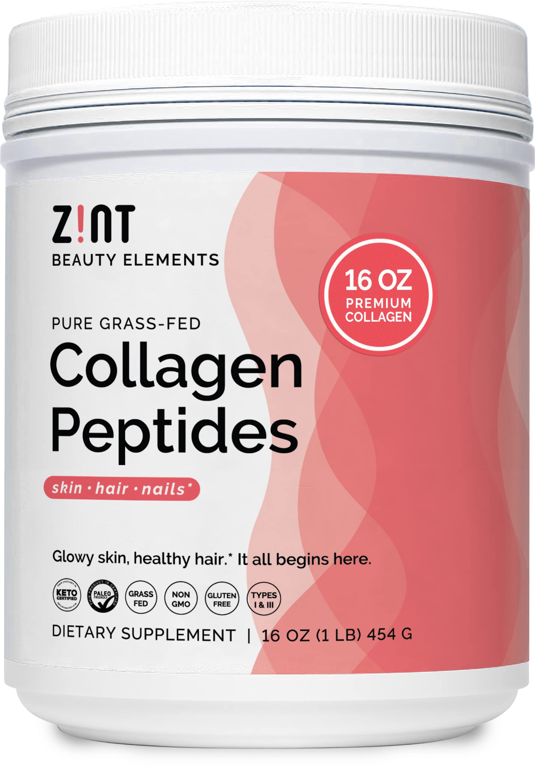 Foto 1 | Suplemento Antienvejecimiento Zint En Polvo Con Péptidos De Colágeno, 473 Ml - Venta Internacional.