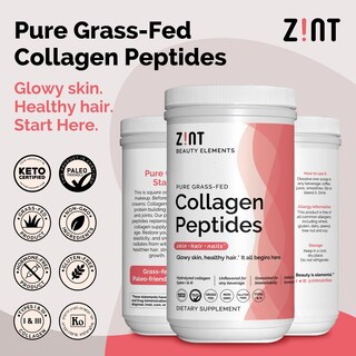 Foto 2 | Suplemento Antienvejecimiento Zint En Polvo Con Péptidos De Colágeno, 473 Ml - Venta Internacional.