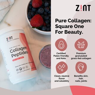 Foto 3 | Suplemento Antienvejecimiento Zint En Polvo Con Péptidos De Colágeno, 473 Ml - Venta Internacional.