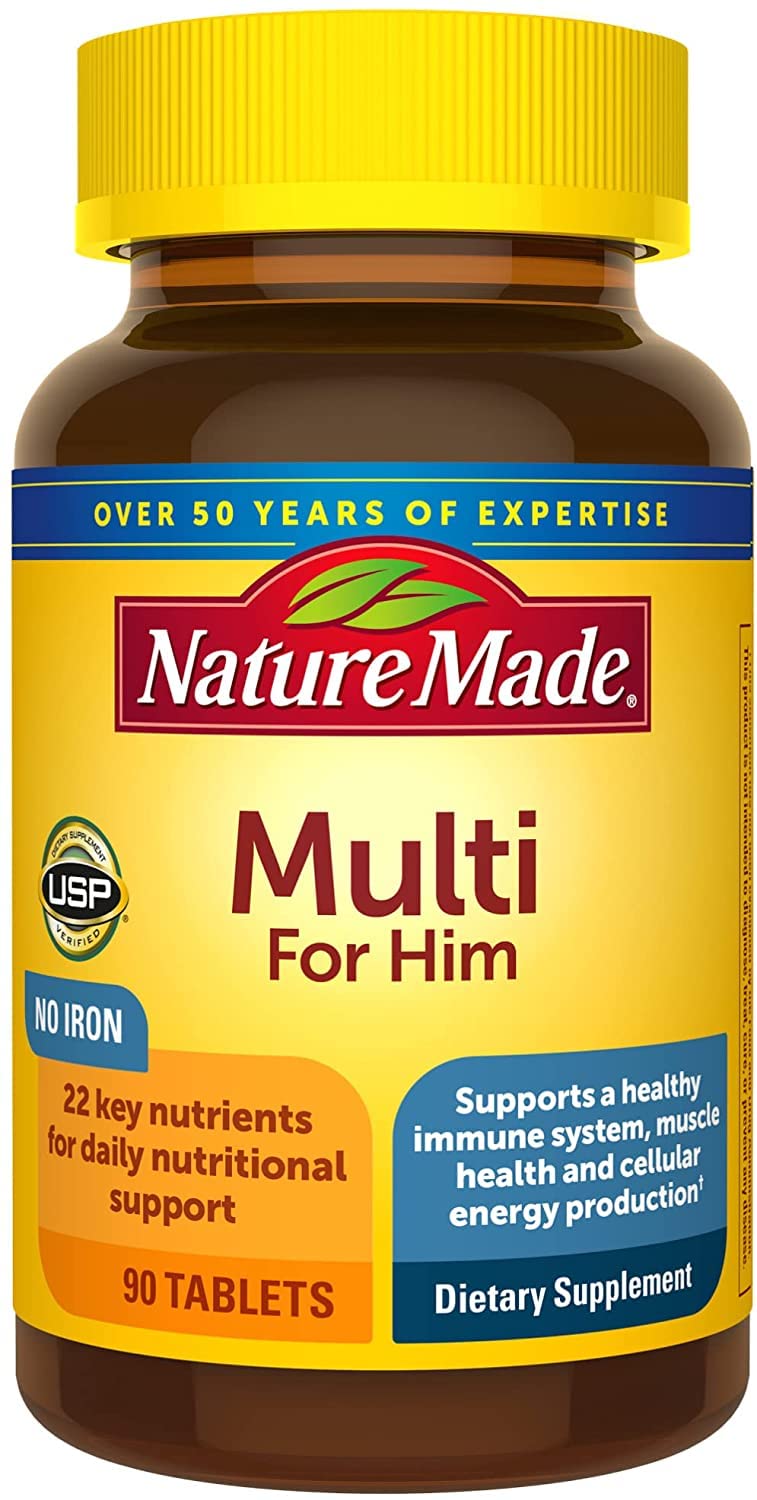 Foto 1 | Suplemento Nature Made Multi Para Él 90 Comprimidos X 4 - Venta Internacional.