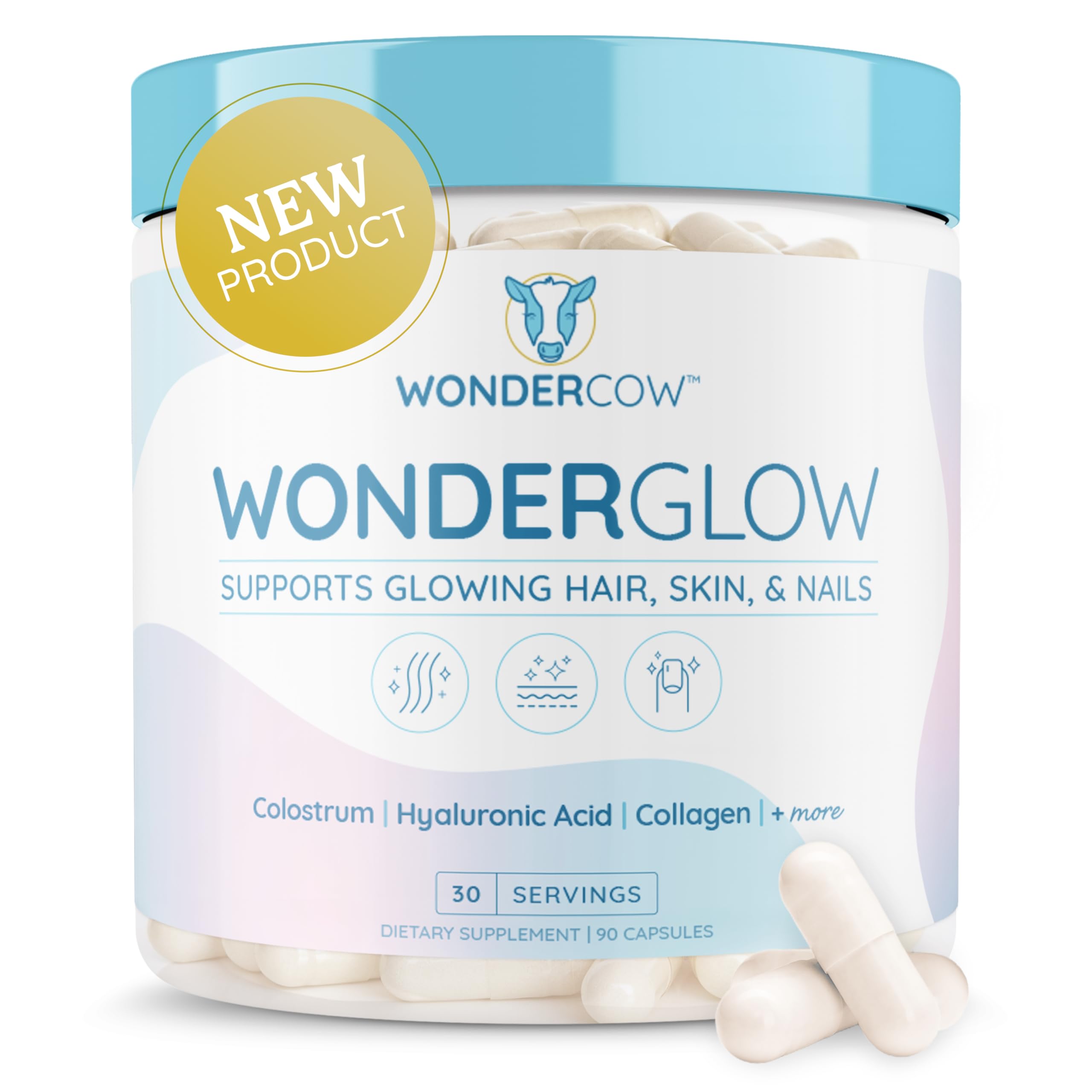 Foto 1 | Complementa El Cabello, La Piel Y Las Uñas De Wondercow Con Calostro Bovino - Venta Internacional.