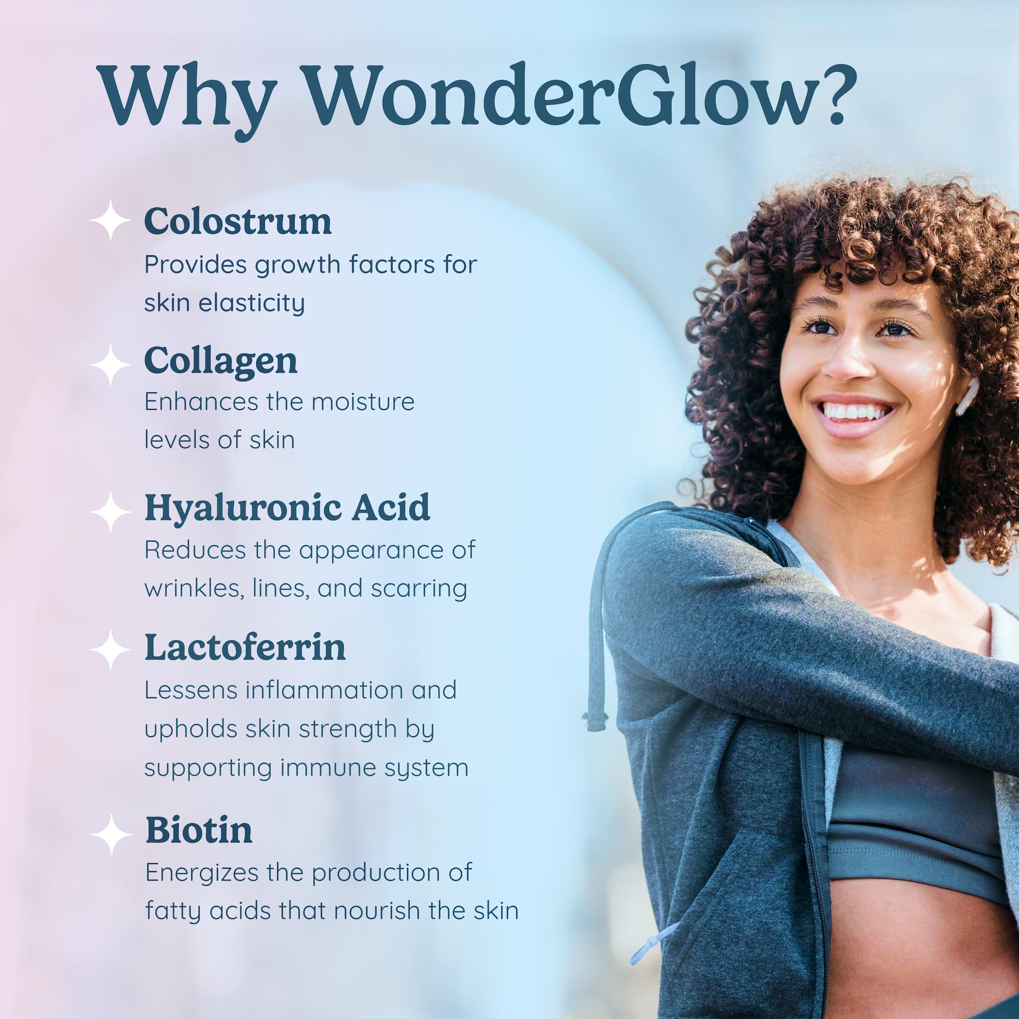 Foto 4 pulgar | Complementa El Cabello, La Piel Y Las Uñas De Wondercow Con Calostro Bovino - Venta Internacional.
