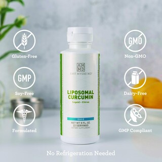 Foto 3 | Suplemento De Curcumina Liposomal Amy Myers Md, 240 Ml, Sabor Cítrico - Venta Internacional.