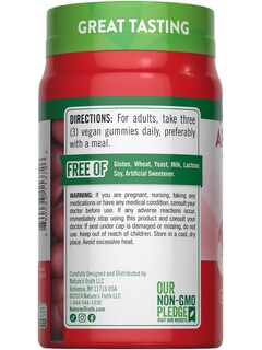 Foto 7 | Complementa Las Gomitas De Vinagre De Sidra De Manzana Nature's Truth 600 Mg - Venta Internacional.