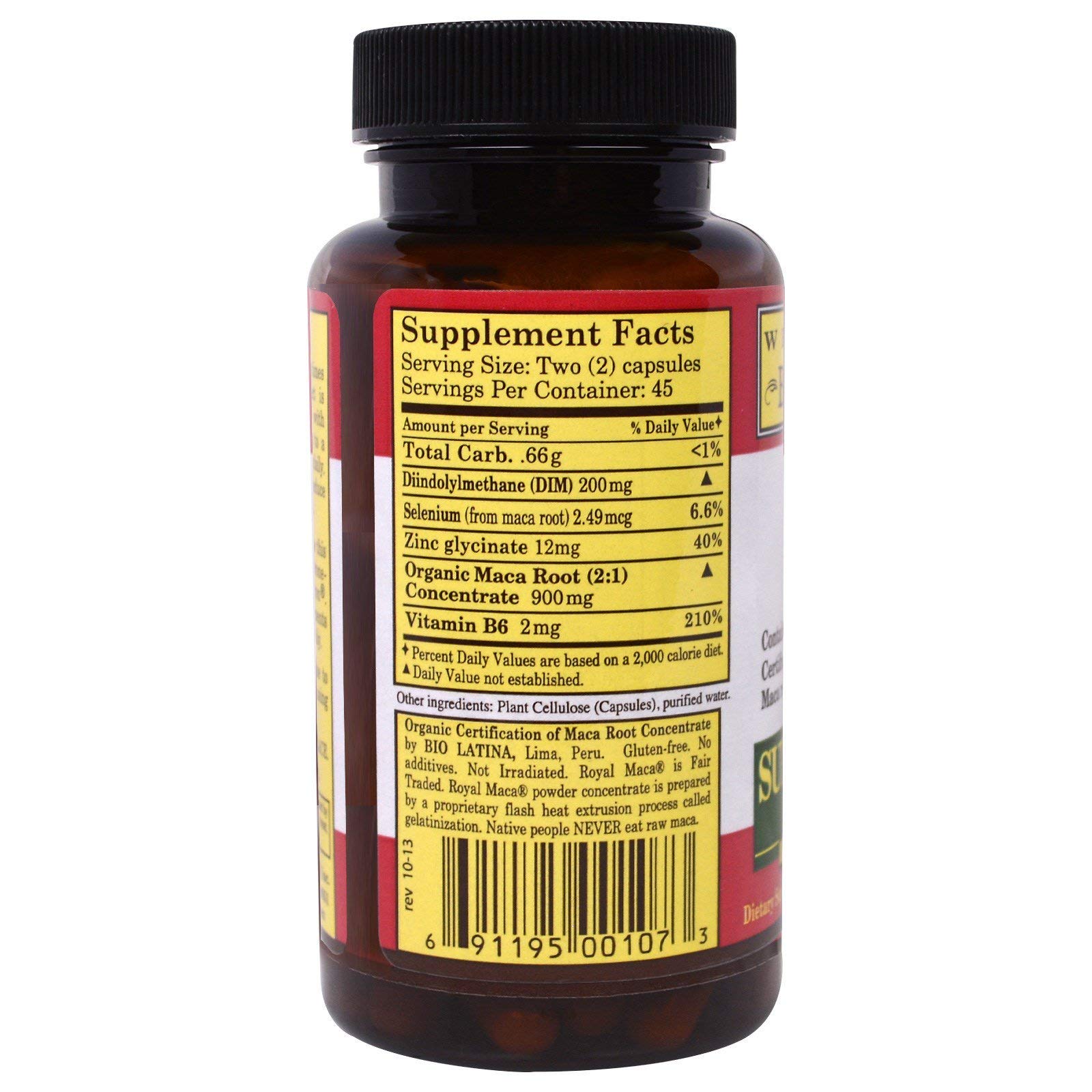 Foto 3 pulgar | Suplemento Super Royal Maca Para Hombre De Whole World Botanicals, 90 Unidades - Venta Internacional.