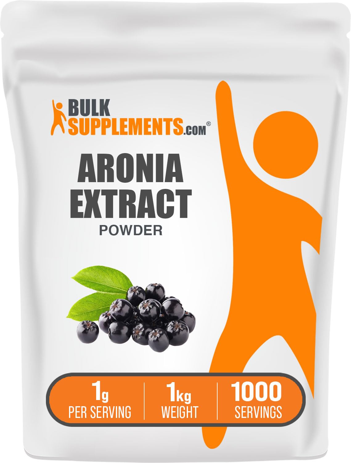 Foto 2 pulgar | Suplemento Bulksupplements.com Extracto De Bayas De Aronia En Polvo, 1 Kg - Venta Internacional.