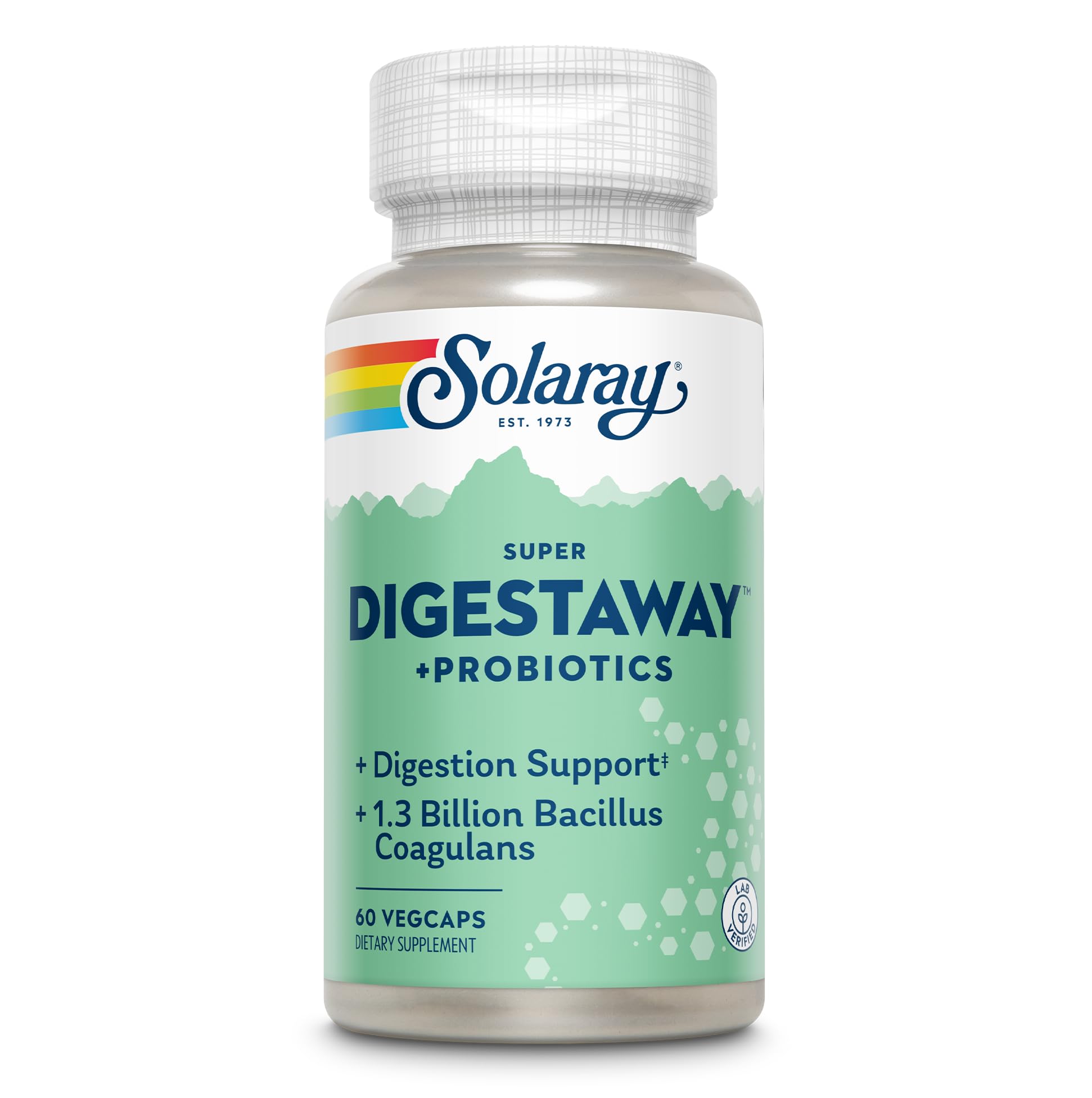 Foto 2 pulgar | Suplemento Solaray Super Digestaway + Probióticos 60 Vcaps - Venta Internacional.