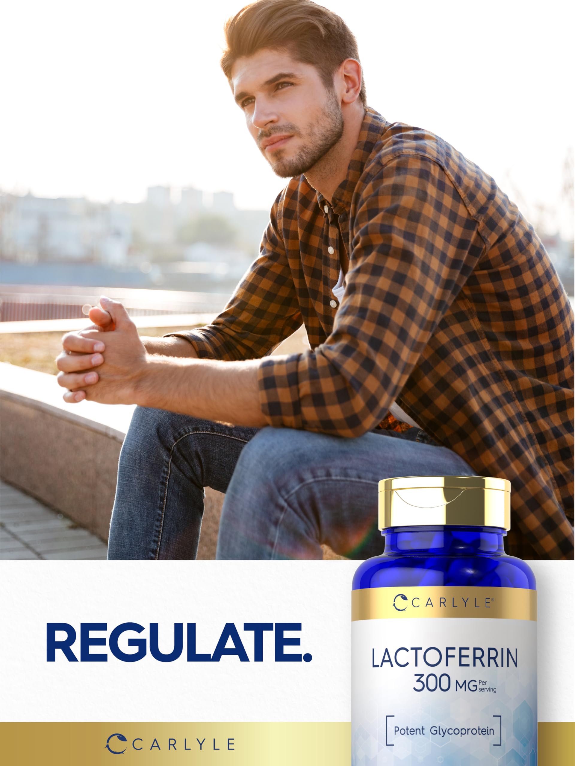 Foto 7 | Suplemento Carlyle Lactoferrin 300 Mg 60 Cápsulas Sin Ogm - Venta Internacional.