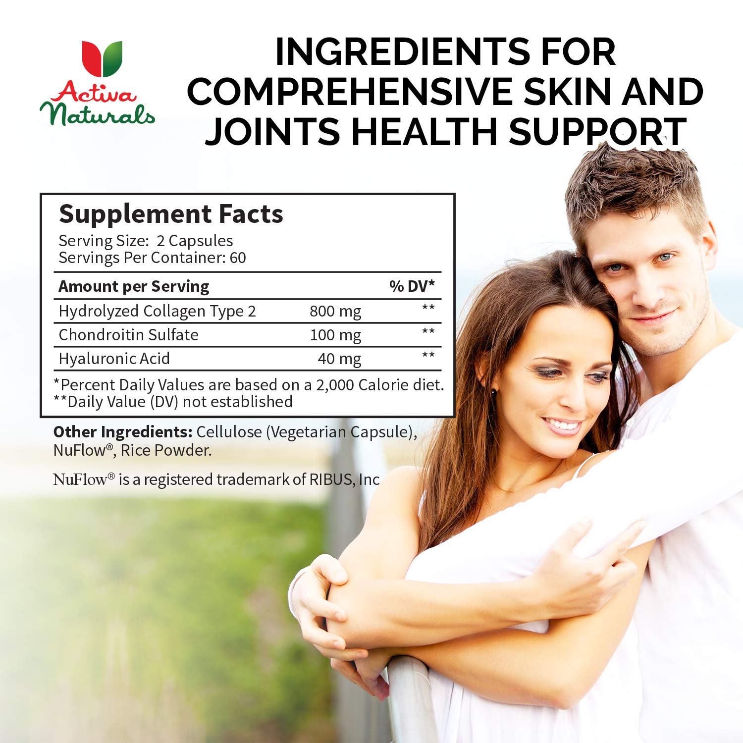 Foto 4 pulgar | Suplemento Activa Naturals, Colágeno Hidrolizado Tipo 2, 120 Cápsulas - Venta Internacional.