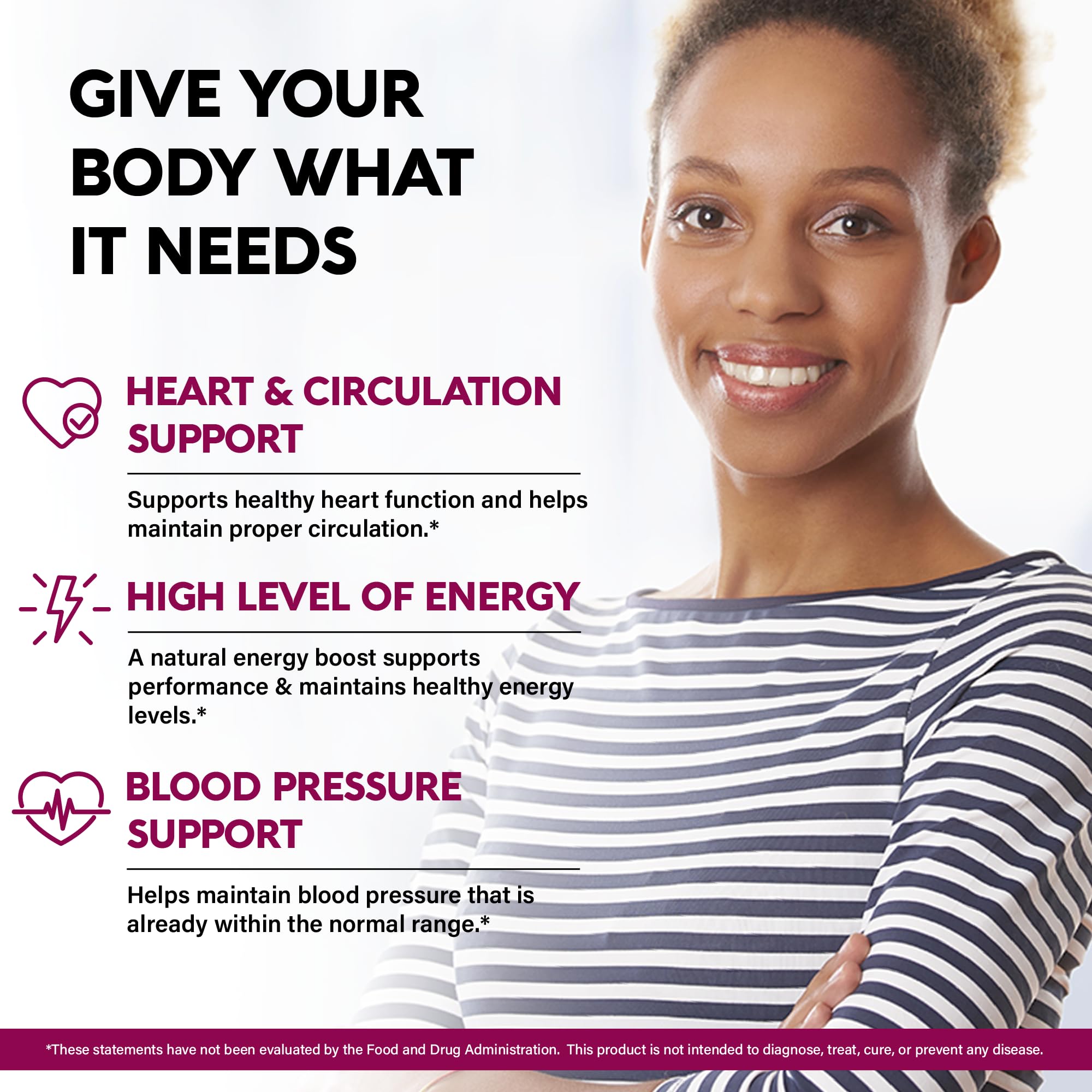 Foto 2 | Cápsulas De Raíz De Remolacha Nutraharmony Healthy Blood Pressure 120 - Venta Internacional.