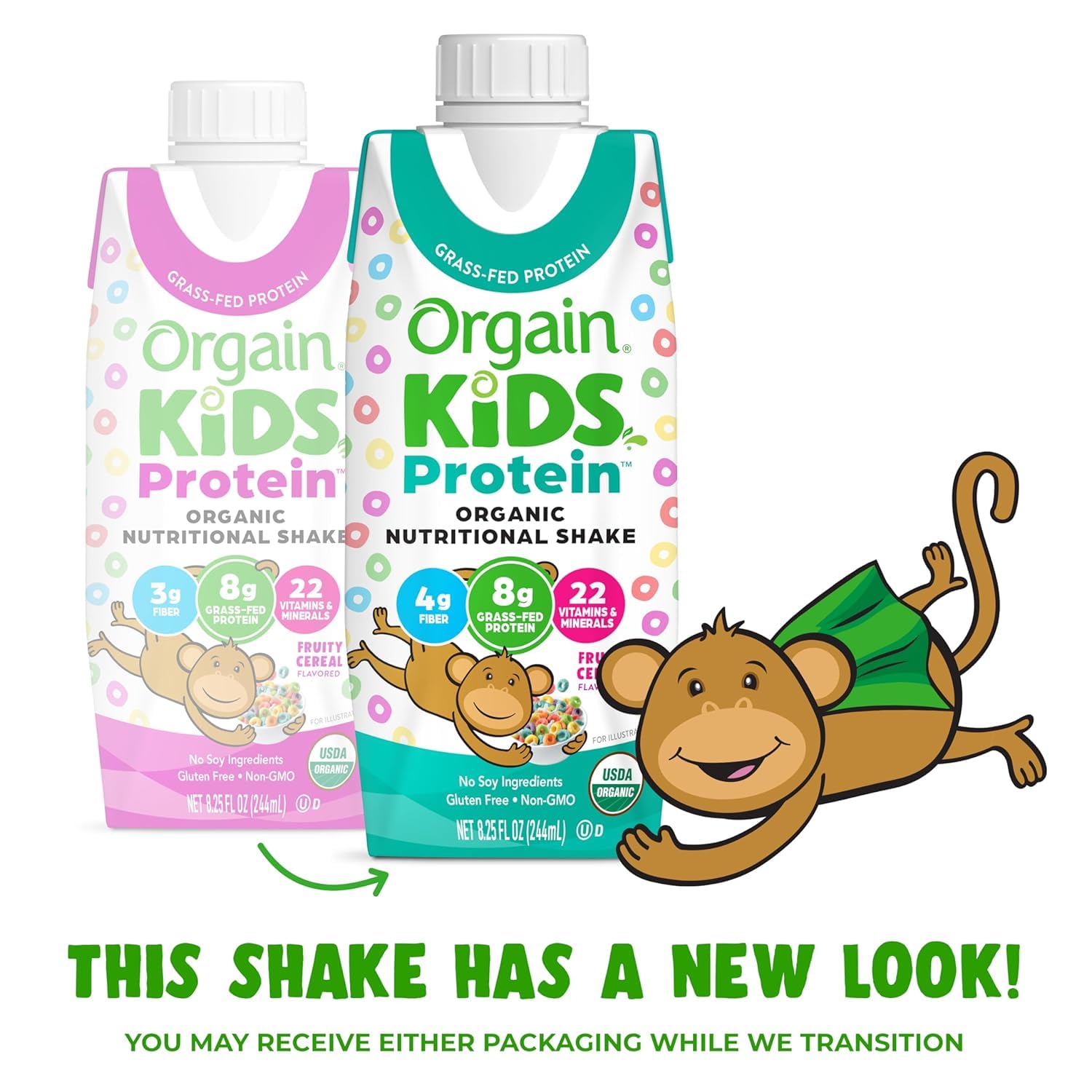 Foto 3 | Batido De Proteínas Nutritivo Orgain Organic Kids Fruity Cereal - Venta Internacional.