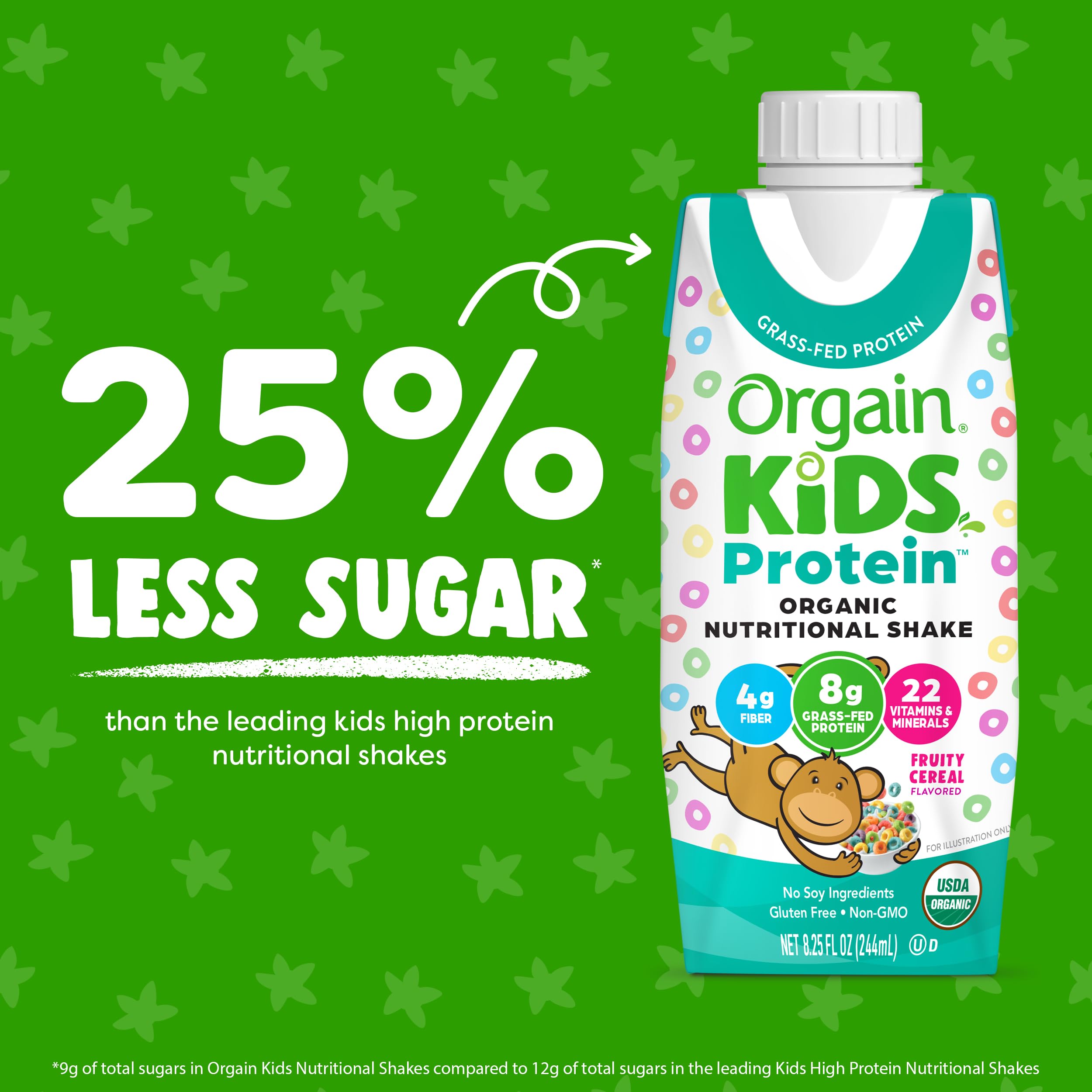 Foto 6 pulgar | Batido De Proteínas Nutritivo Orgain Organic Kids Fruity Cereal - Venta Internacional.