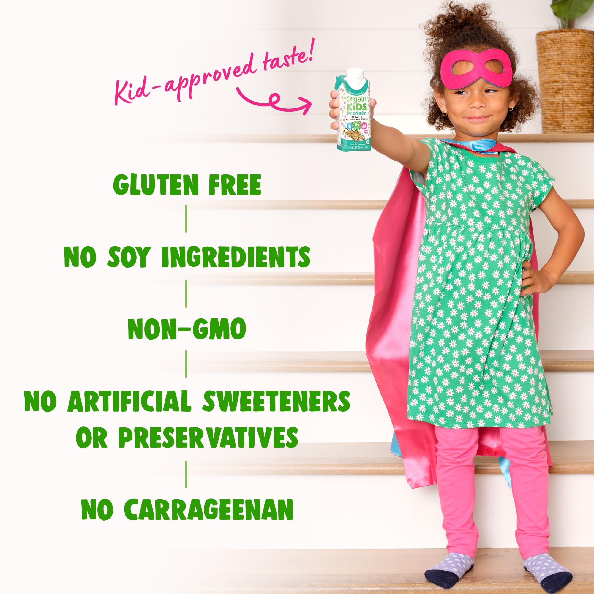 Foto 7 pulgar | Batido De Proteínas Nutritivo Orgain Organic Kids Fruity Cereal - Venta Internacional.