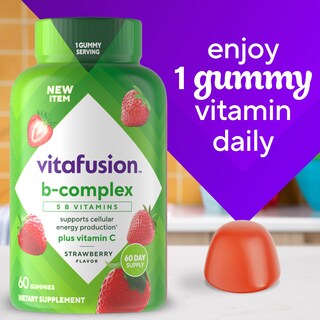 Foto 7 | Gomitas Vitafusion B-complex Con 5 Vitaminas B De 60 Unidades - Venta Internacional.