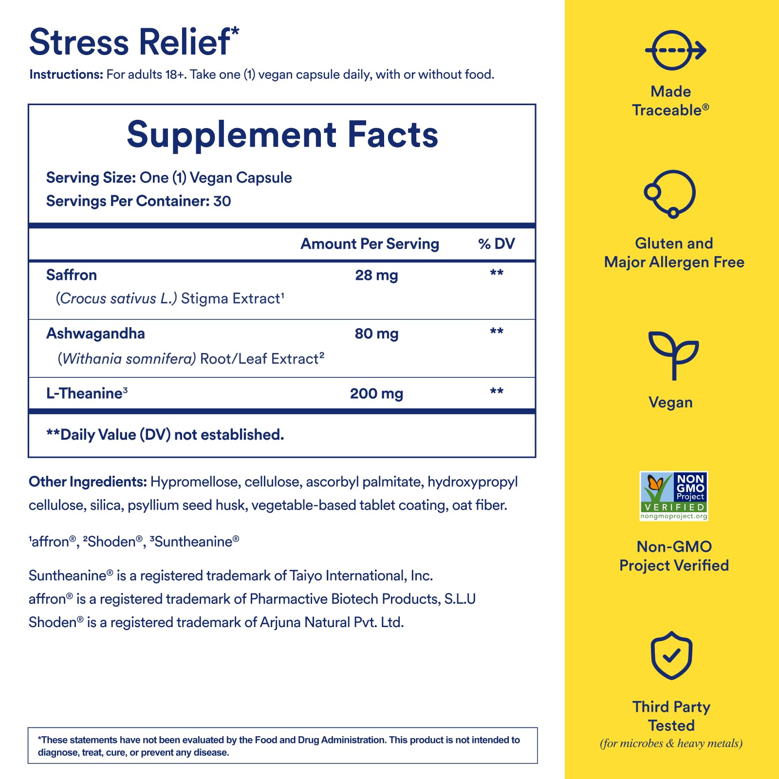 Foto 4 pulgar | Suplemento Ritual Stress Relief Bioseries, Versión De 30 Días - Venta Internacional.