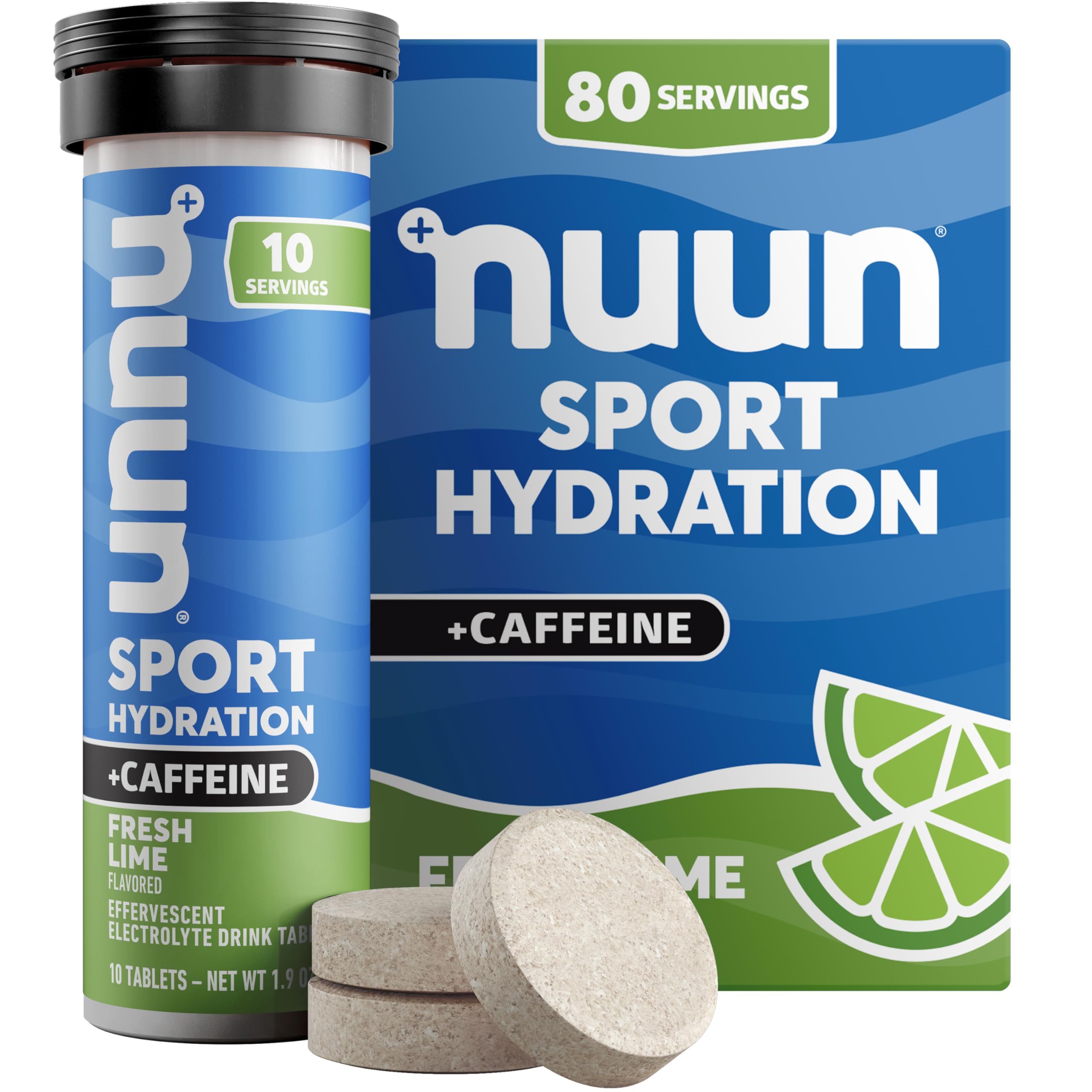 Foto 2 pulgar | Tabletas Electrolíticas Nuun Sport Con Cafeína Y Té Verde, Paquete De 8 - Venta Internacional.