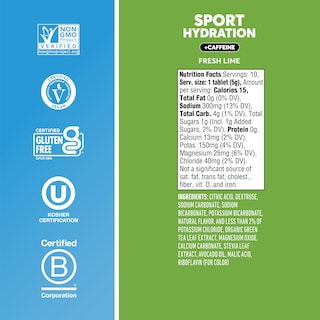 Foto 5 | Tabletas Electrolíticas Nuun Sport Con Cafeína Y Té Verde, Paquete De 8 - Venta Internacional.