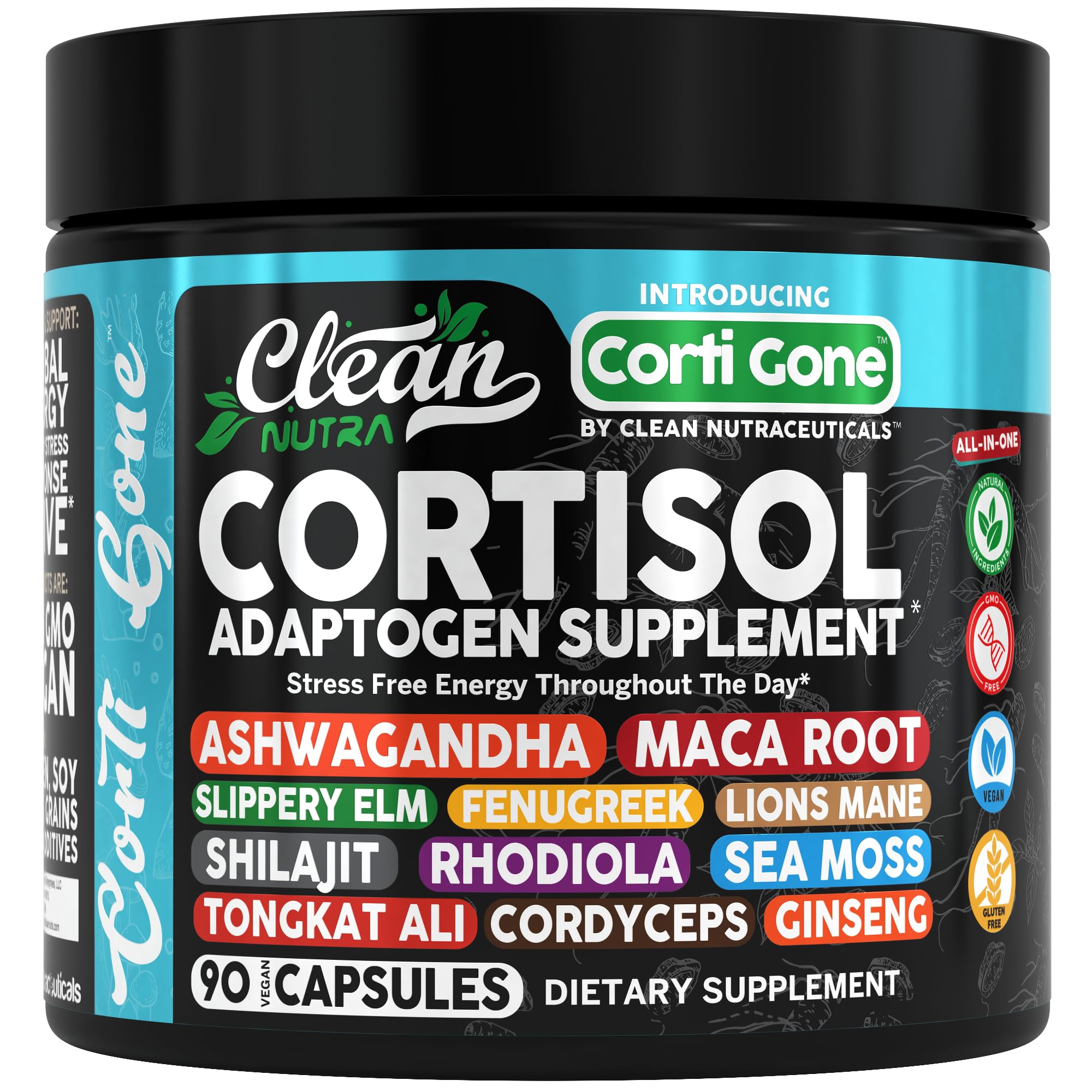 Foto 2 pulgar | Suplementos Nutracéuticos Limpios Corti Gone Cortisol Para Mujeres - Venta Internacional.