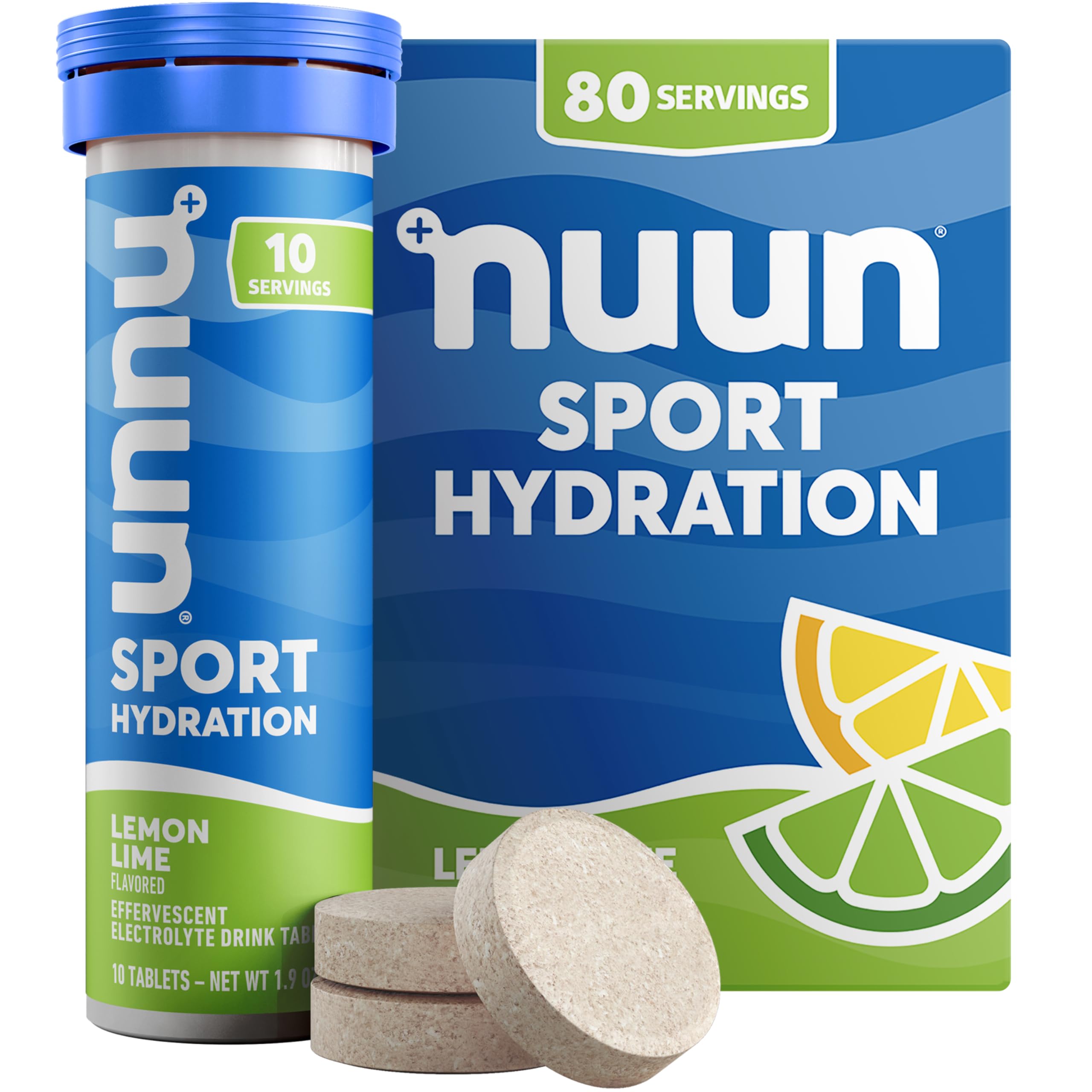 Foto 2 pulgar | Tabletas Electrolíticas Nuun Sport, Limón Y Lima, Paquete De 8 (80 Porciones) - Venta Internacional.