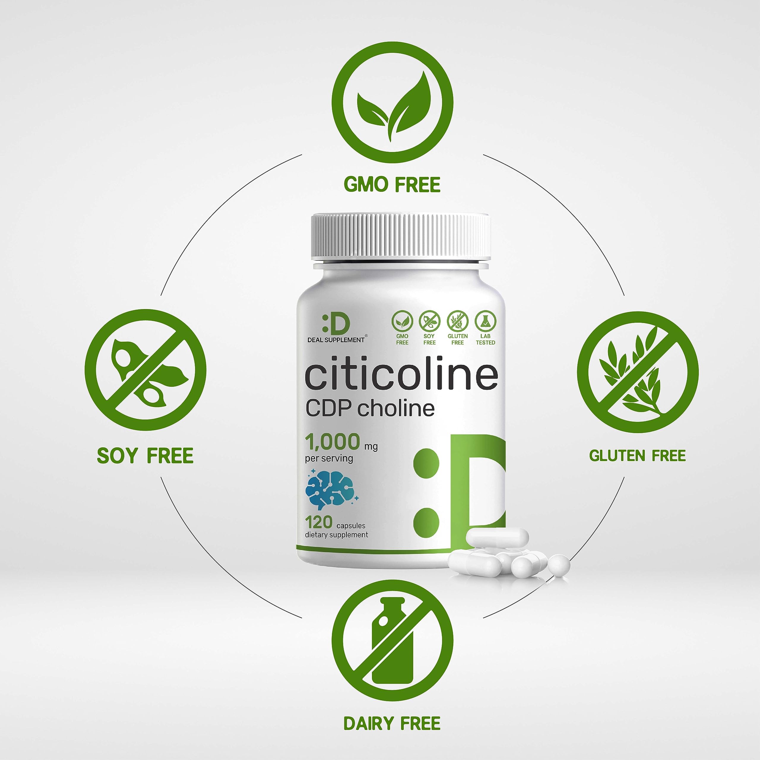 Foto 3 | Suplemento, Oferta, Suplemento Citicolina Cdp, 1000 Mg - Venta Internacional.