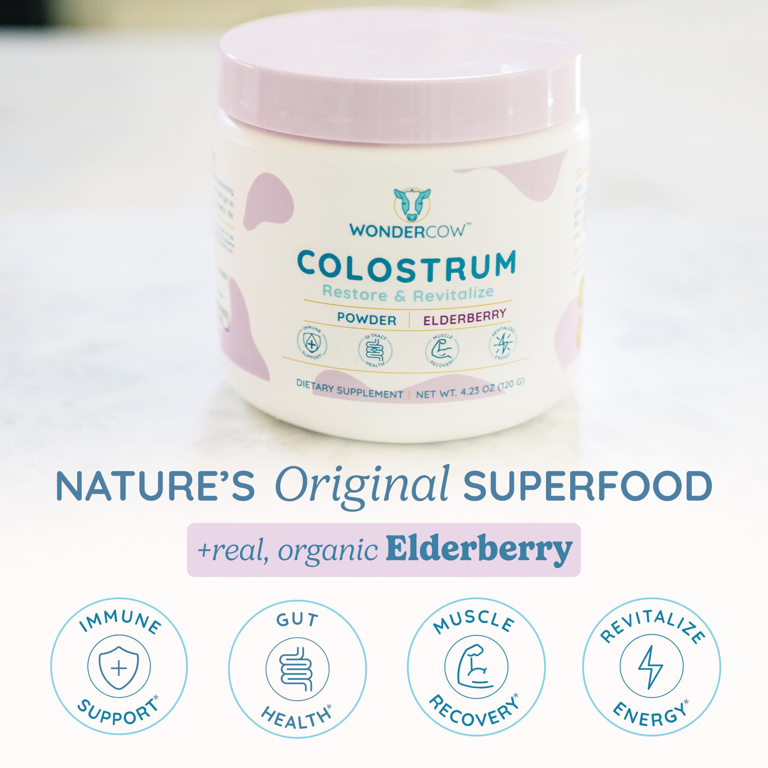 Foto 4 pulgar | Suplemento De Calostro En Polvo Wondercow Para La Salud Intestinal, 60 Porciones - Venta Internacional.