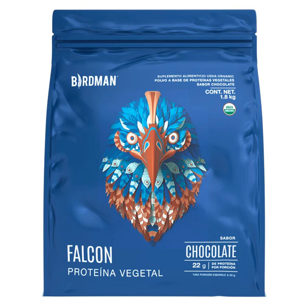 Falcon Proteína Vegetal Orgánica Chocolate 1.8 Kg Birdman