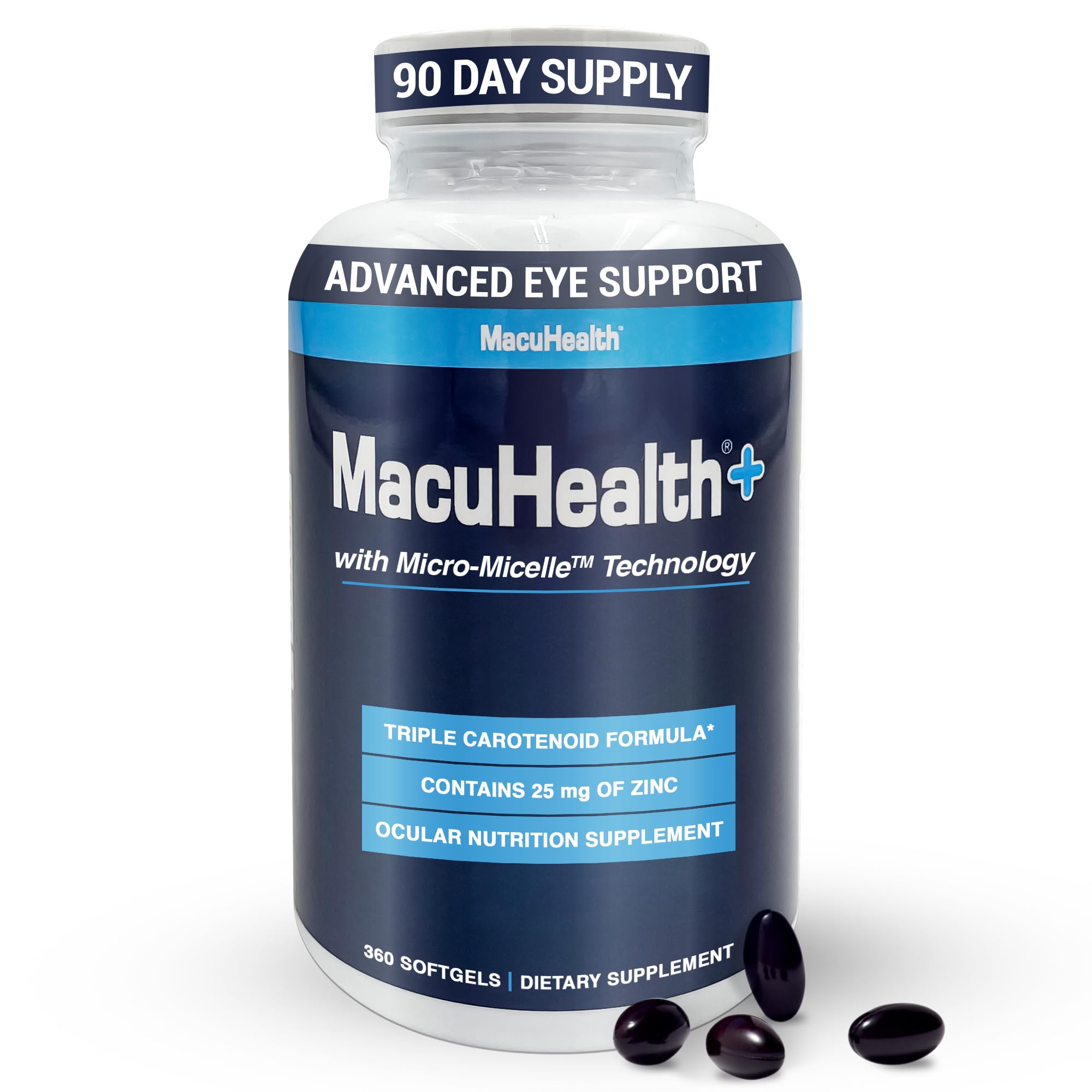 Foto 2 pulgar | Suplemento De Vitaminas Para Ojos Macuhealth Plus+ Para 90 Días - Venta Internacional.