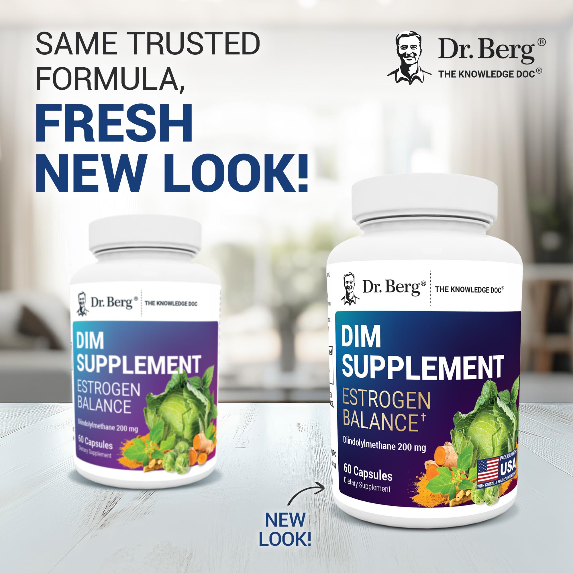 Foto 2 | Suplemento Dr. Berg Dim Estrogen Balance 60 Cápsulas Para Mujeres - Venta Internacional.