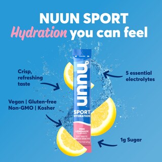 Foto 2 | Paquetes De Electrolitos En Polvo Nuun Sport Con Magnesio, 16 Porciones - Venta Internacional.