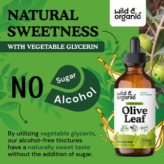 Foto 6 | Extracto Líquido De Hoja De Olivo Silvestre Y Orgánico De 120 Ml Para Apoyar El Sistema Inmunitario - Venta Internac