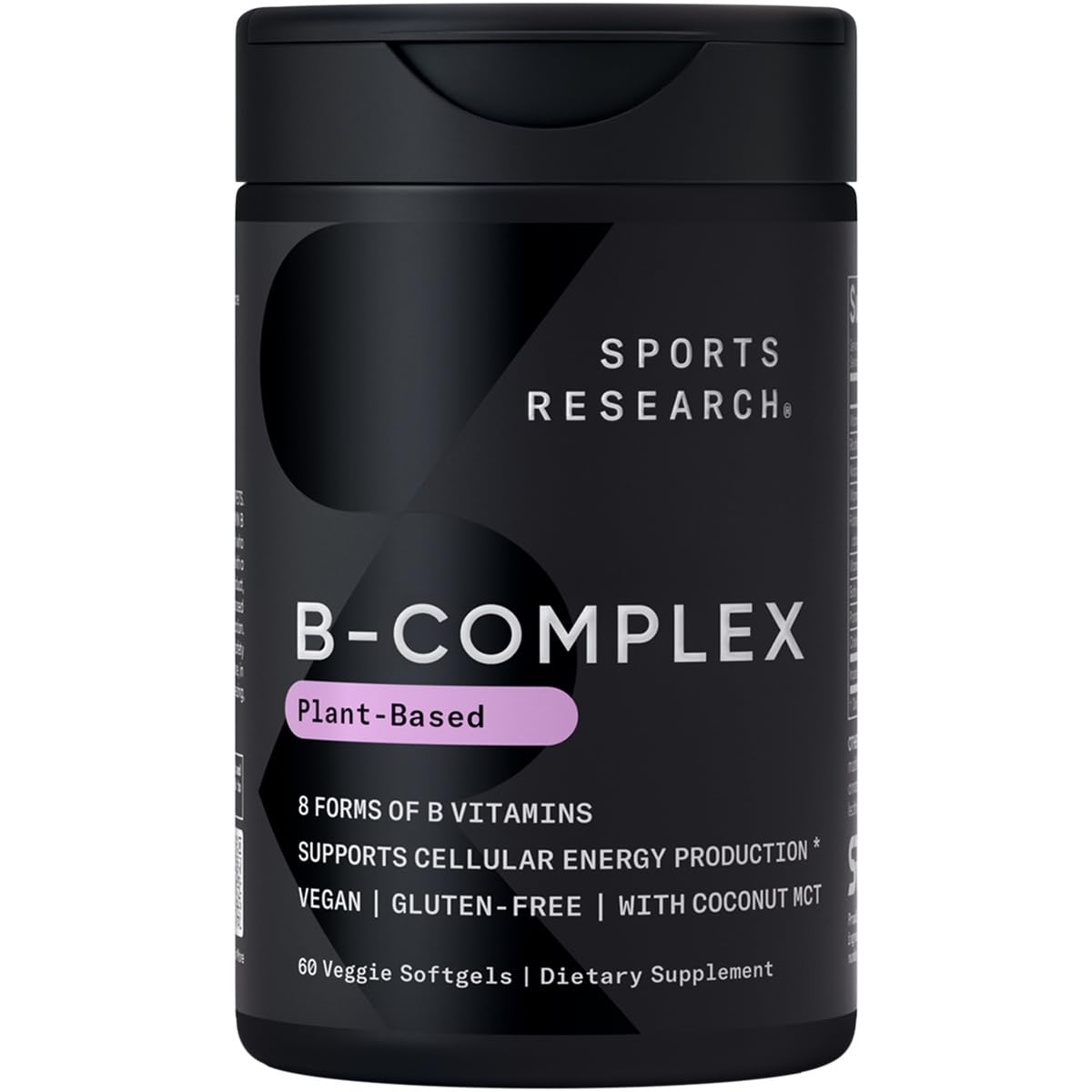 Foto 2 pulgar | Supplement Sports Research Vitamina B Complex 60 Cápsulas Blandas - Venta Internacional.