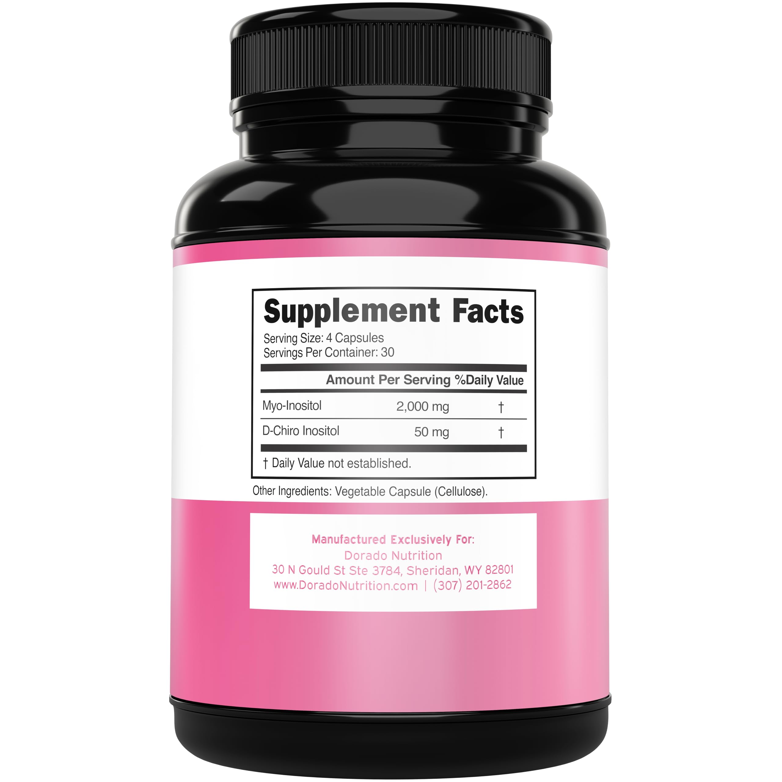 Foto 3 pulgar | Suplemento Dorado Nutrition Con Mioinositol Y D-chiro Inositol - Venta Internacional.