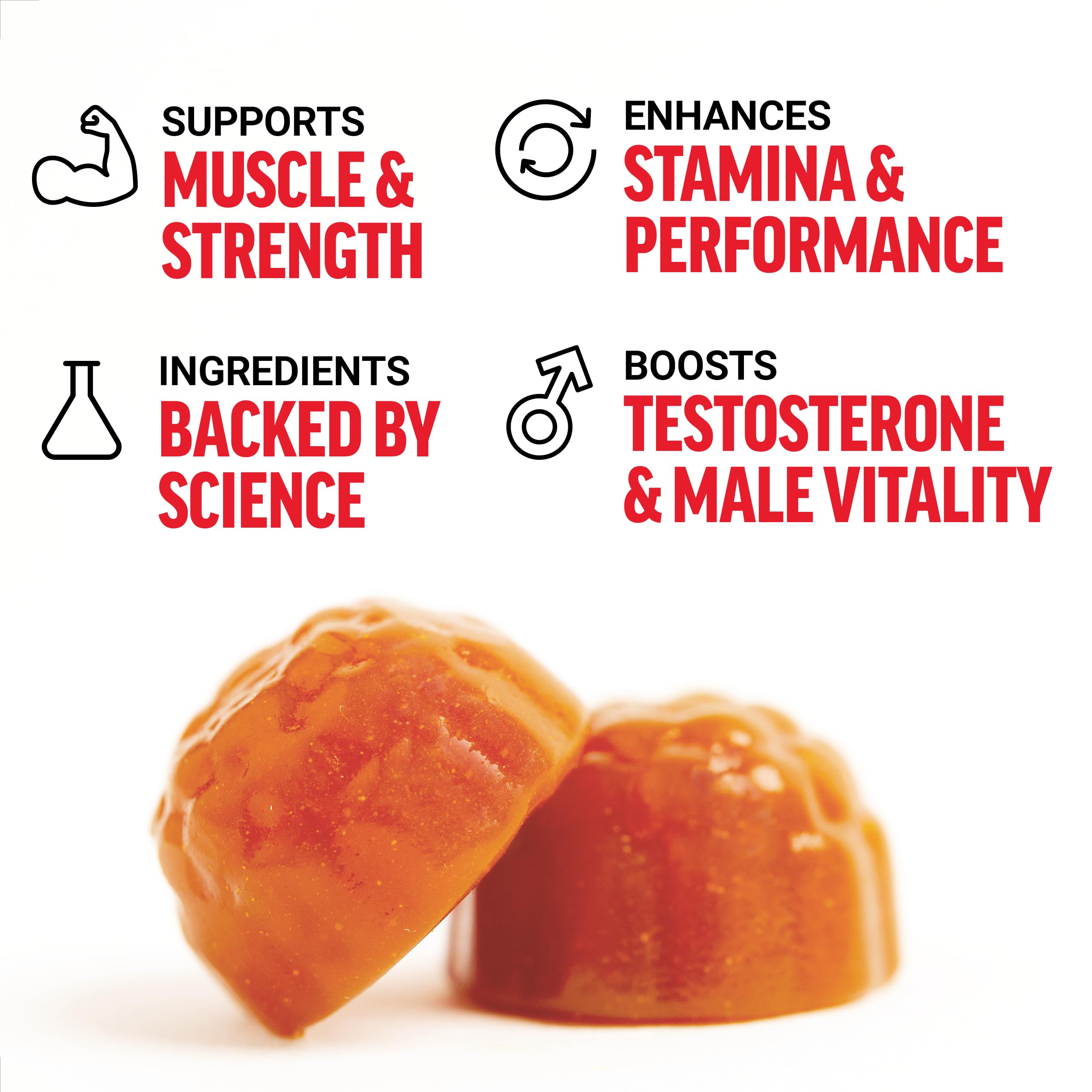 Foto 2 | Testosterone Booster Force Factor Test X180 Gummies 120 - Venta Internacional.