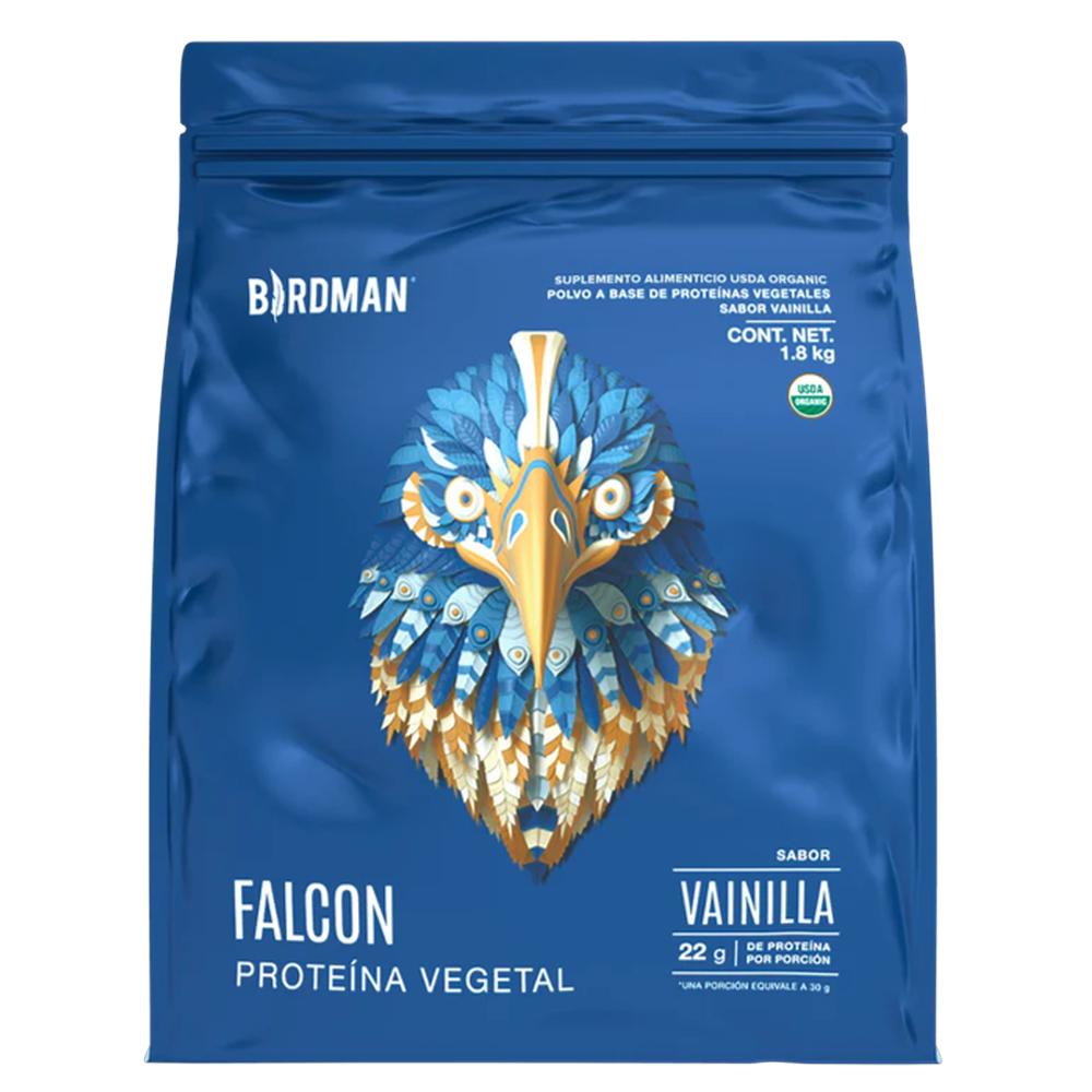 Falcon Proteína Vegetal Orgánica Vainilla 1.8 Kg Birdman