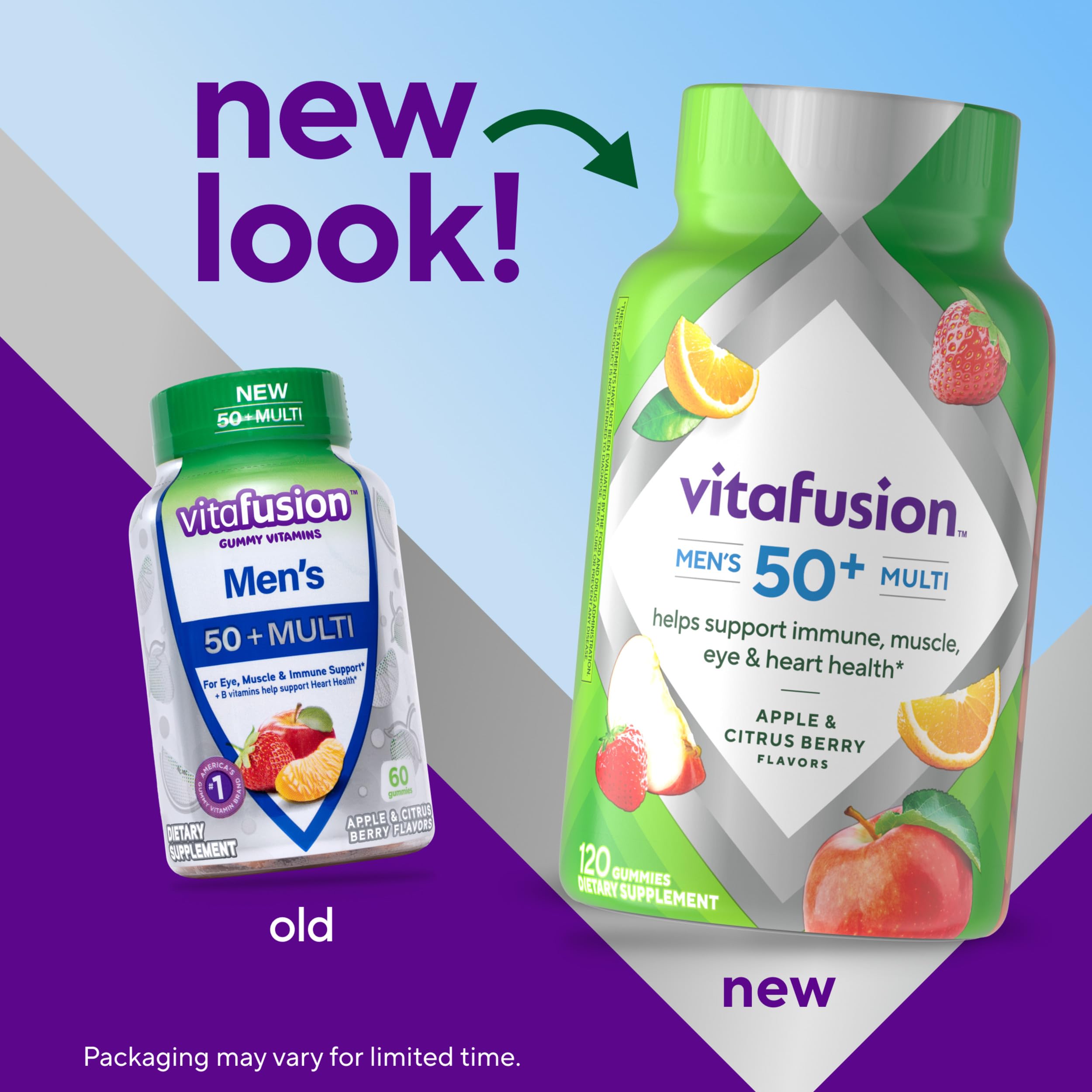 Foto 3 pulgar | Gomitas Multivitamínicas Vitafusion Para Hombres De 50 O Más De 120 Unidades - Venta Internacional.
