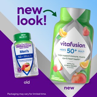 Foto 2 | Gomitas Multivitamínicas Vitafusion Para Hombres De 50 O Más De 120 Unidades - Venta Internacional.