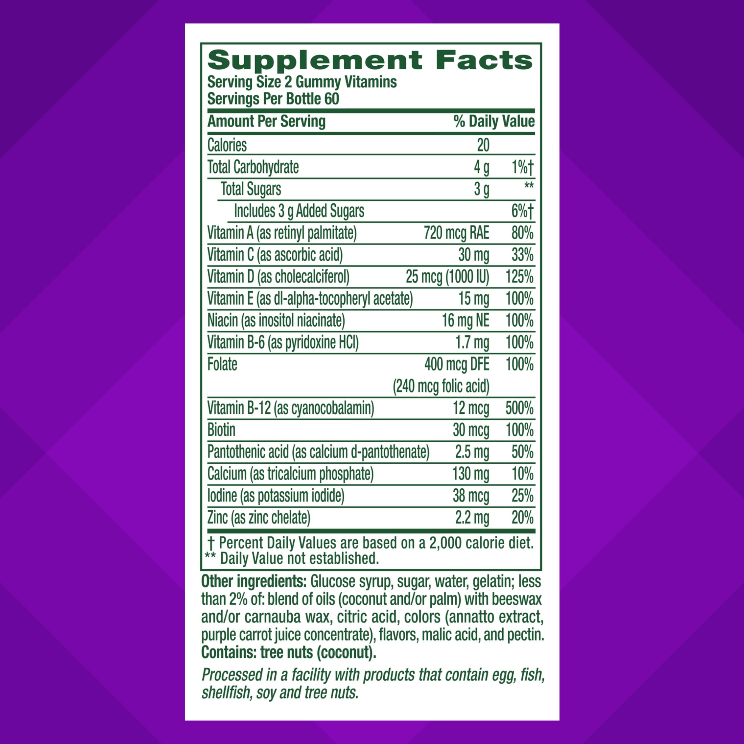 Foto 5 pulgar | Gomitas Multivitamínicas Vitafusion Para Hombres De 50 O Más De 120 Unidades - Venta Internacional.