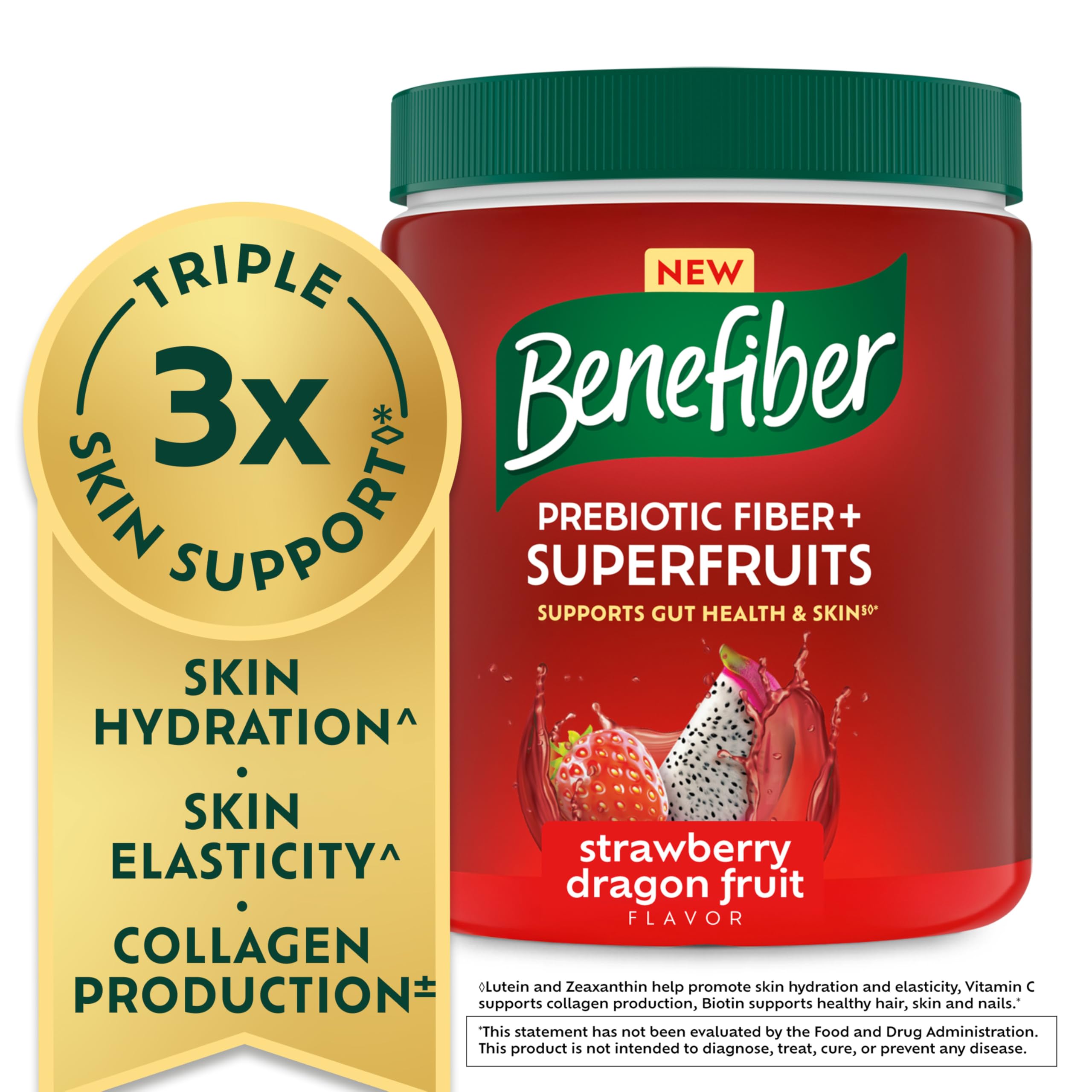 Foto 3 pulgar | Suplemento Benefiber Prebiotic Fiber + Superfruits 250g - Venta Internacional.