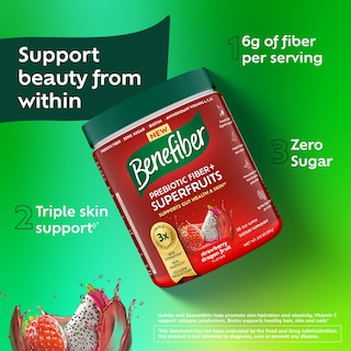 Foto 4 | Suplemento Benefiber Prebiotic Fiber + Superfruits 250g - Venta Internacional.