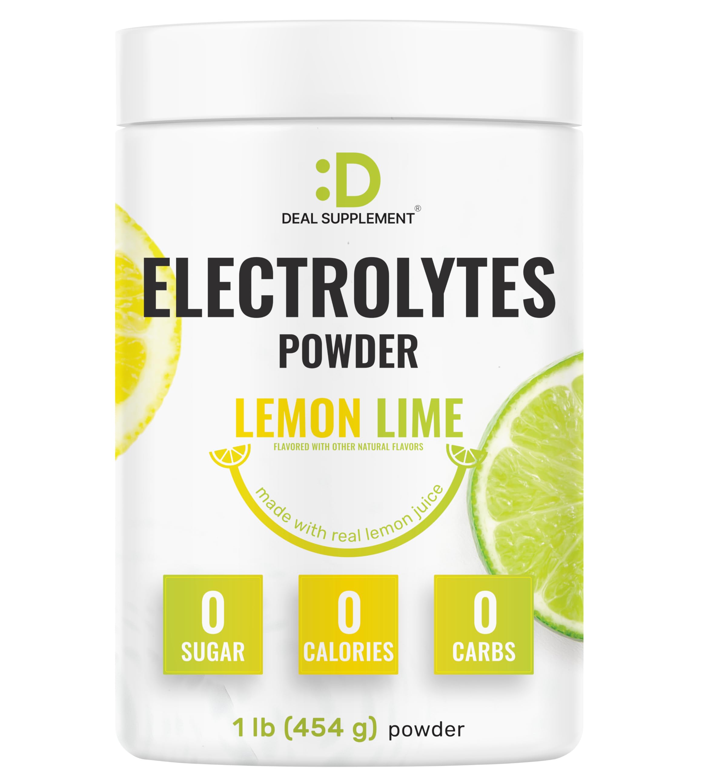 Foto 1 | Suplemento De Oferta De Electrolitos En Polvo, 454 G, Sabor Limón Y Lima - Venta Internacional.