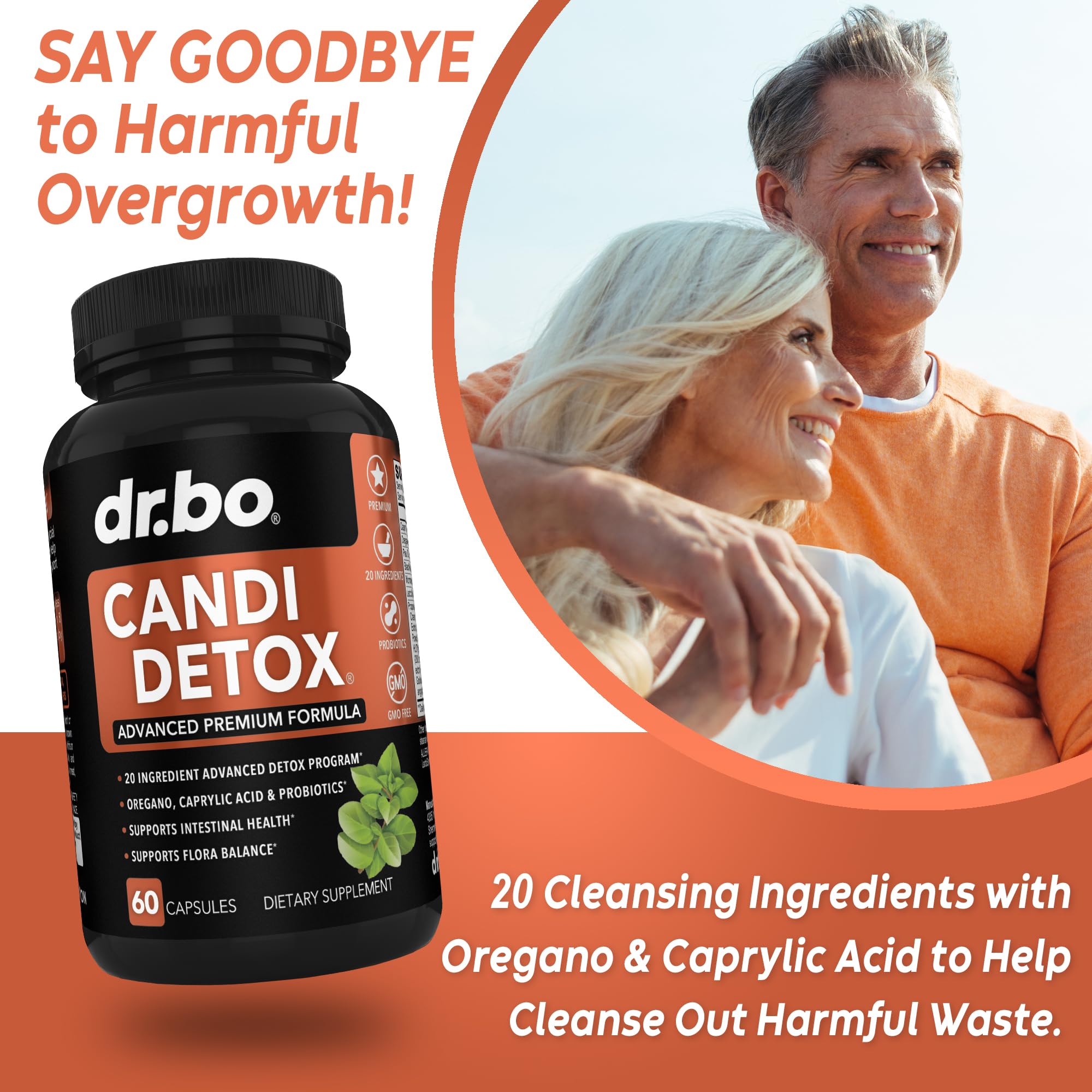 Foto 3 | Kit De Suplementos Desintoxicantes De Candida Cleanse Dr. Bo Candi Detox - Venta Internacional.