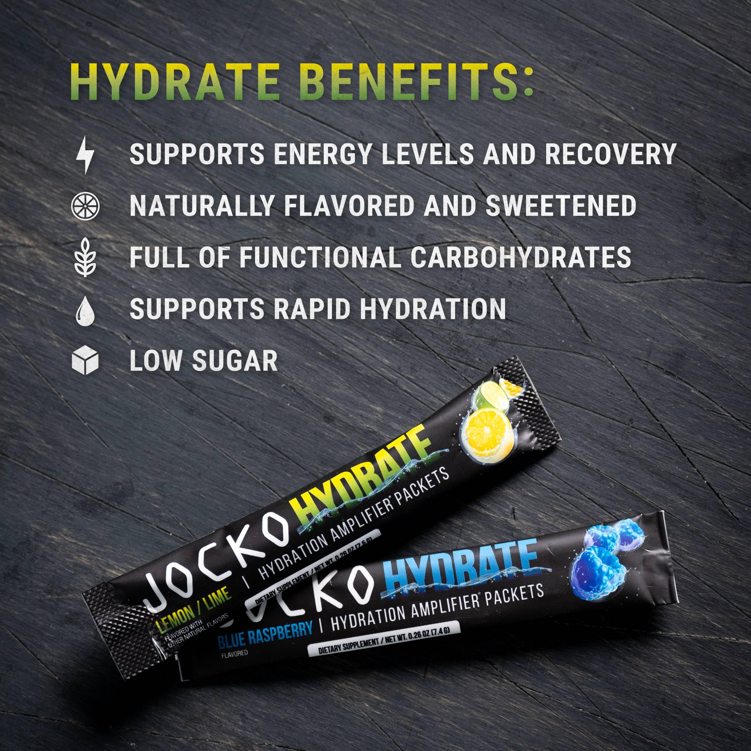 Foto 2 | Amplificador De Hidratación Supplement Jocko Fuel, Limón Y Lima, Paquete De 16 - Venta Internacional.