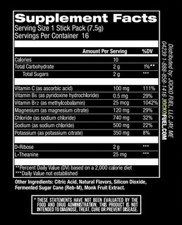 Foto 3 | Amplificador De Hidratación Supplement Jocko Fuel, Limón Y Lima, Paquete De 16 - Venta Internacional.