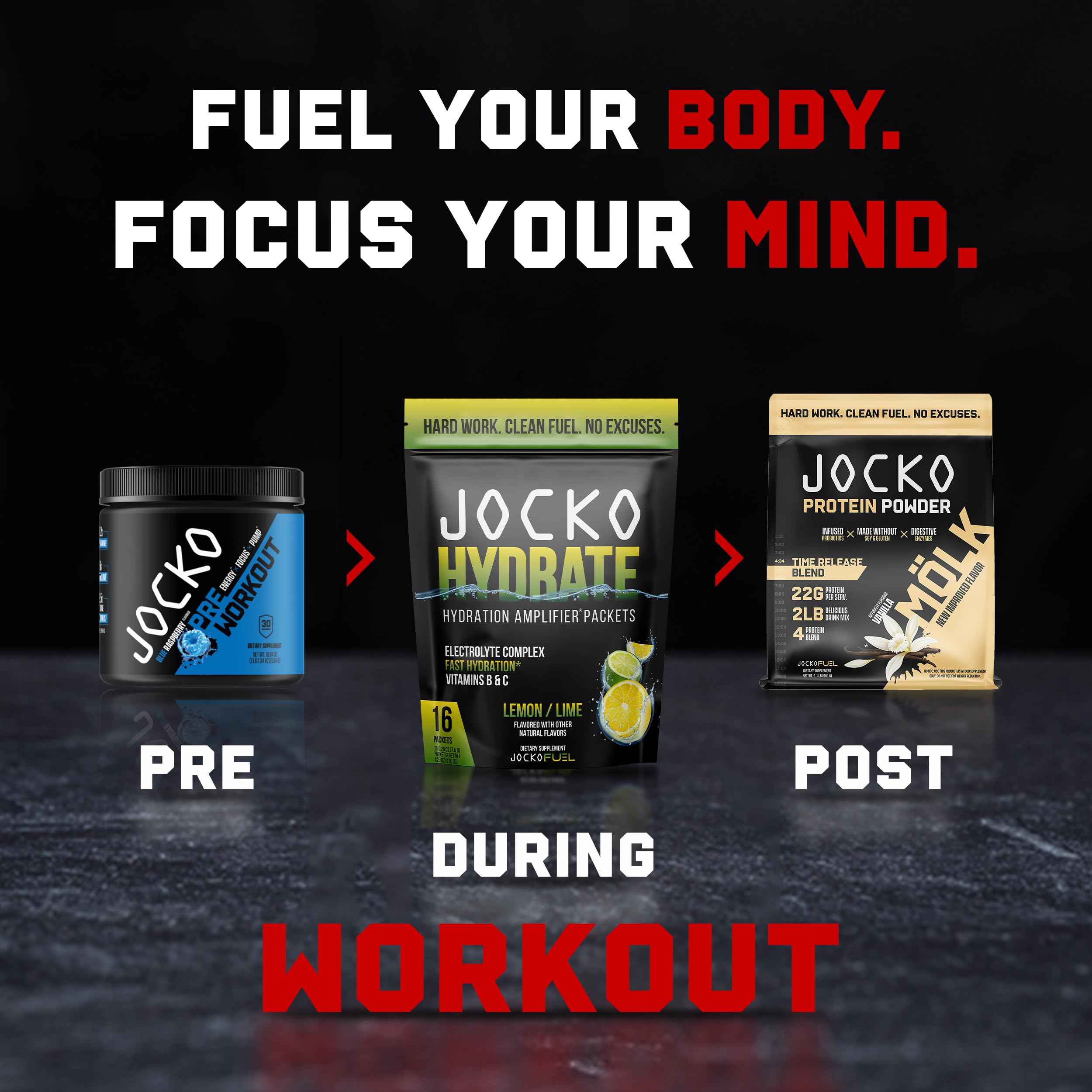 Foto 6 | Amplificador De Hidratación Supplement Jocko Fuel, Limón Y Lima, Paquete De 16 - Venta Internacional.